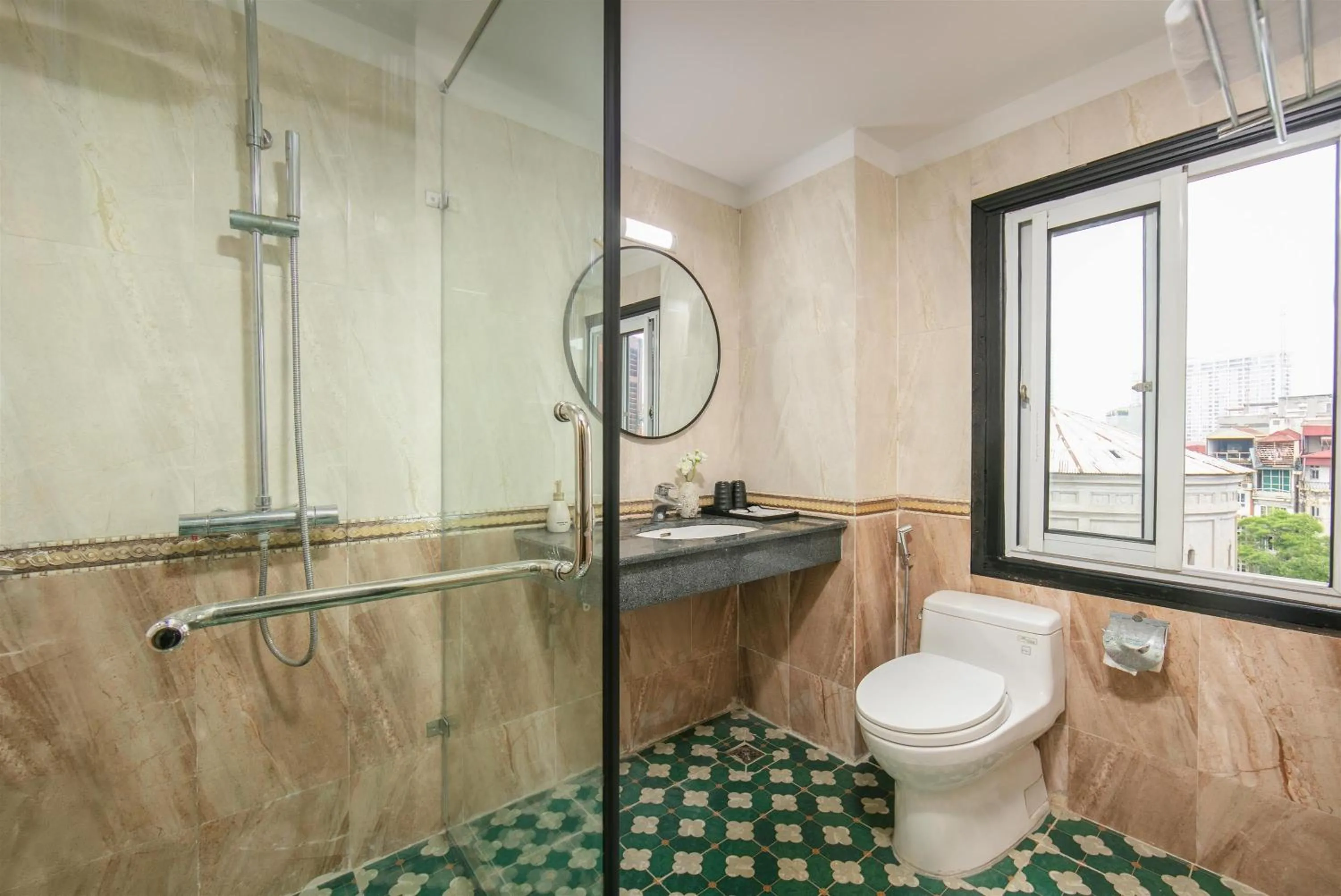 Toilet in Old Quarter Charm Hotel