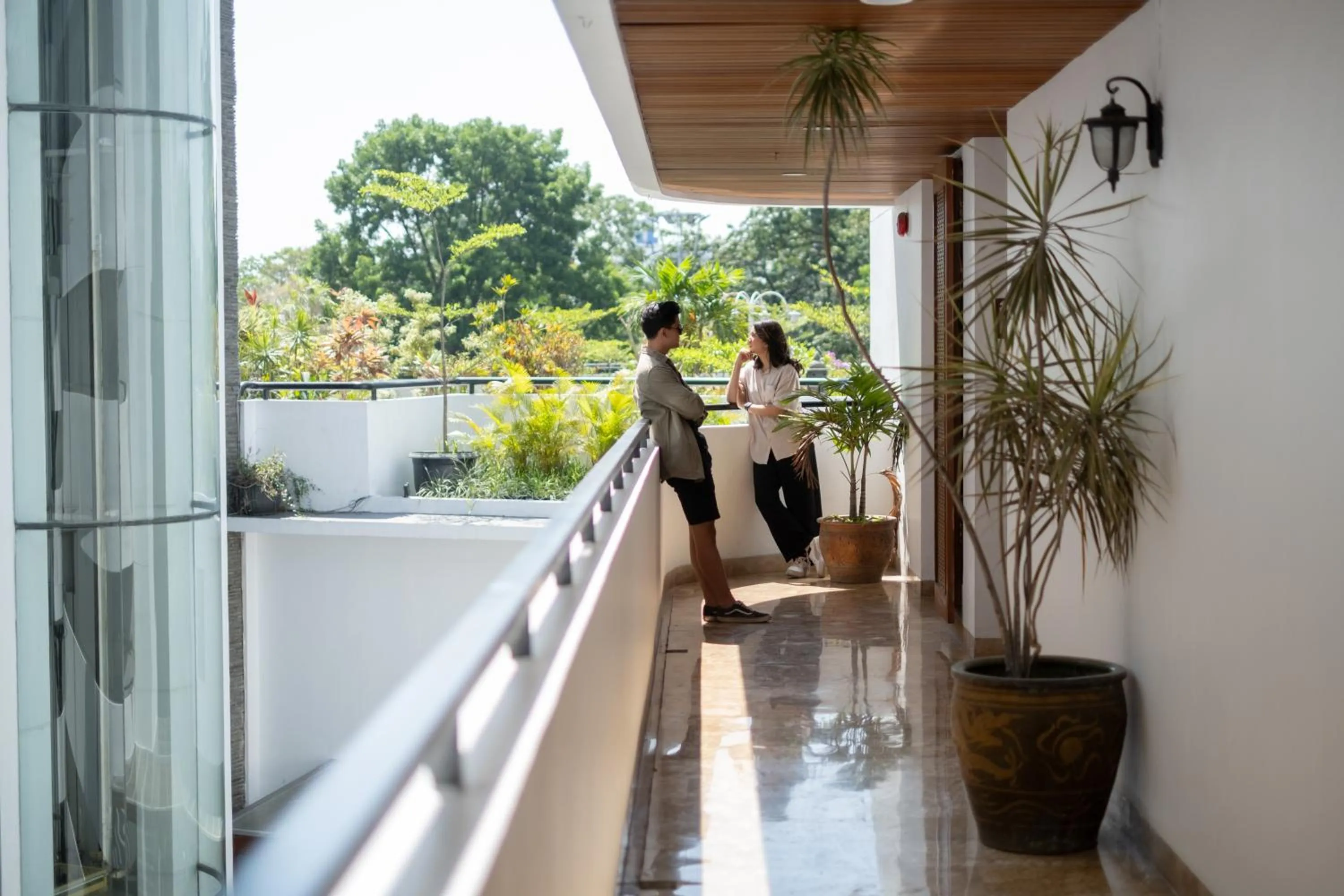 Balcony/Terrace in House Sangkuriang