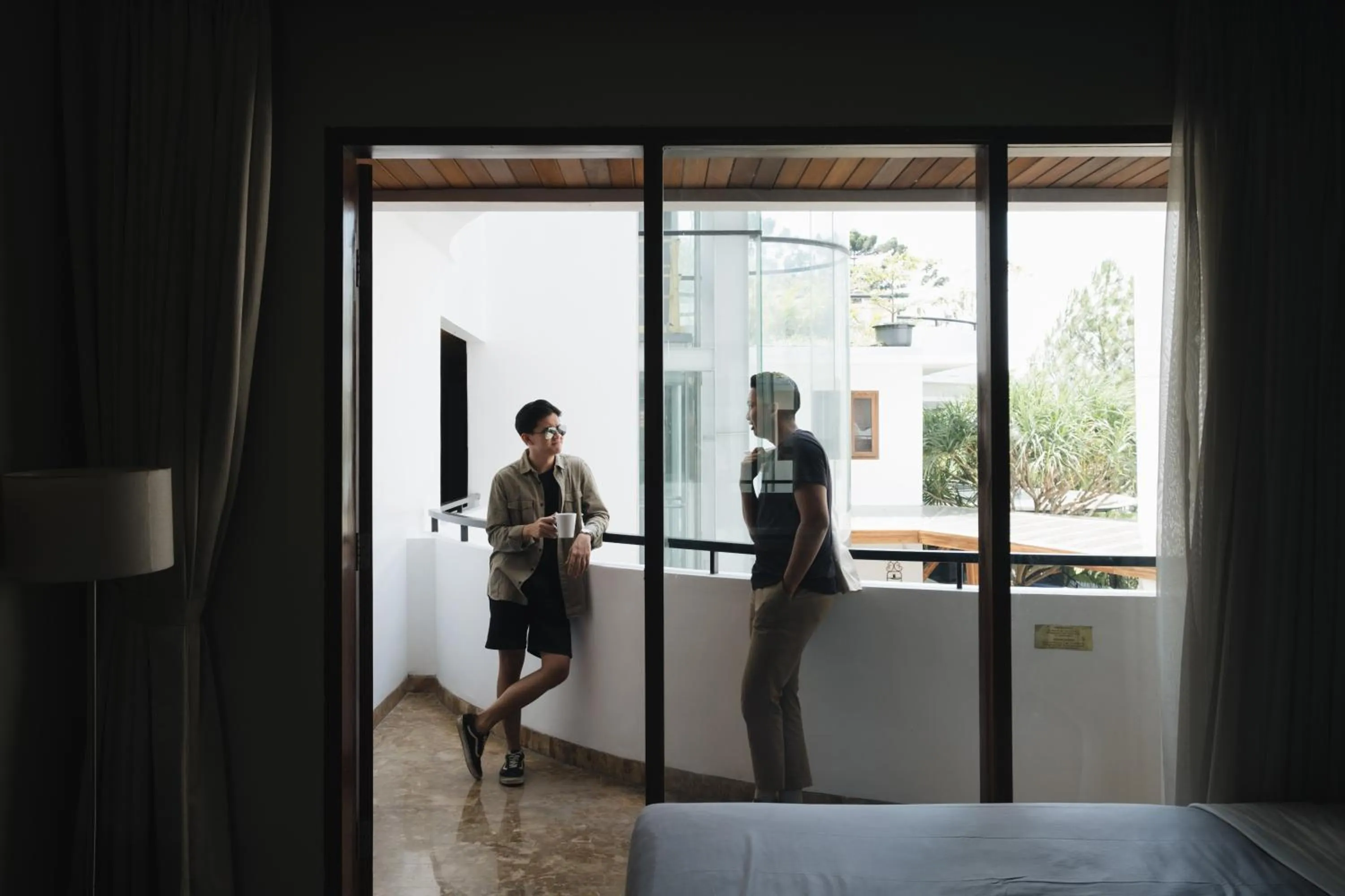 Balcony/Terrace in House Sangkuriang