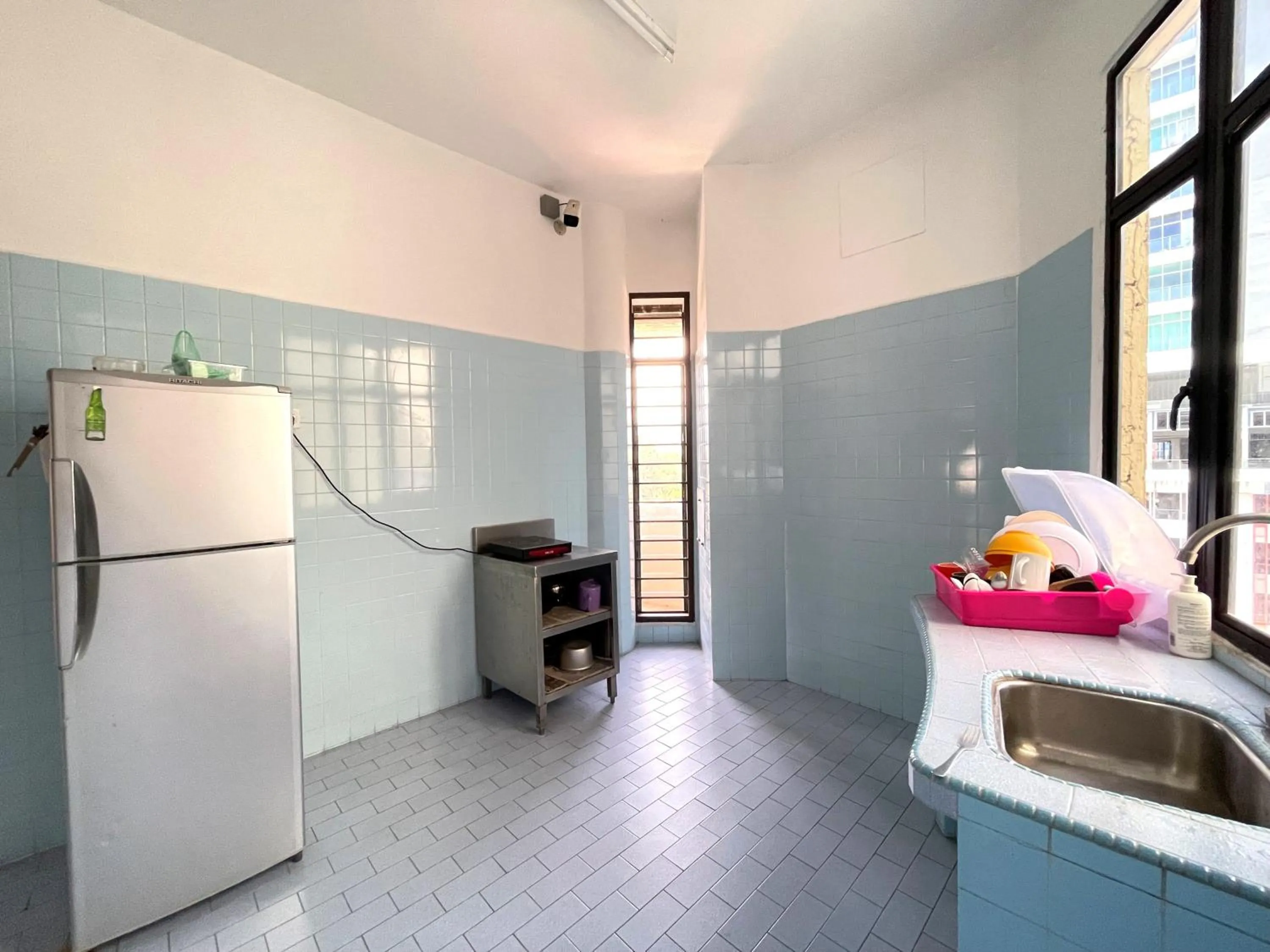 Kitchen or kitchenette in Hotel O Wg Guest House