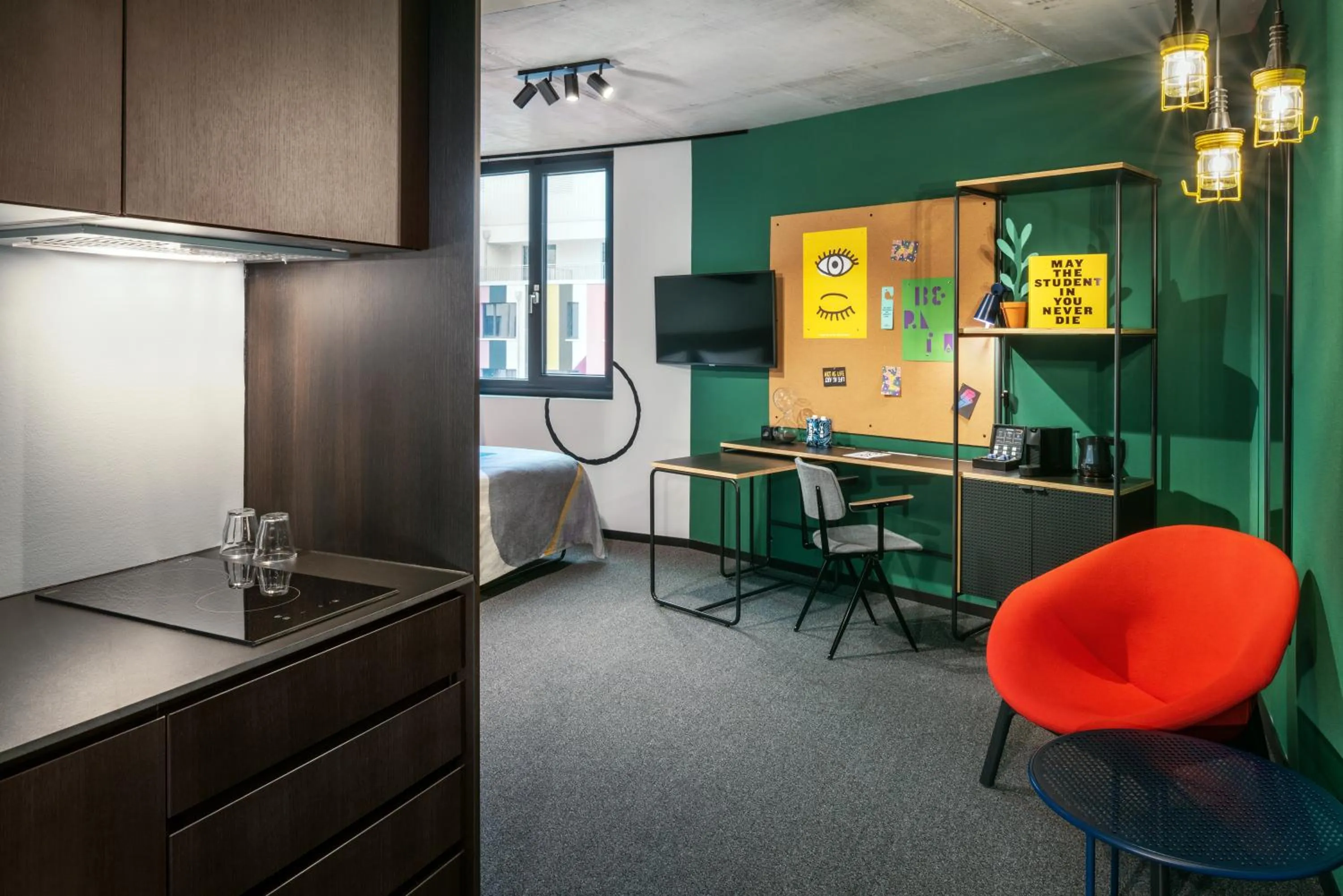 Kitchen or kitchenette in The Social Hub Berlin Alexanderplatz