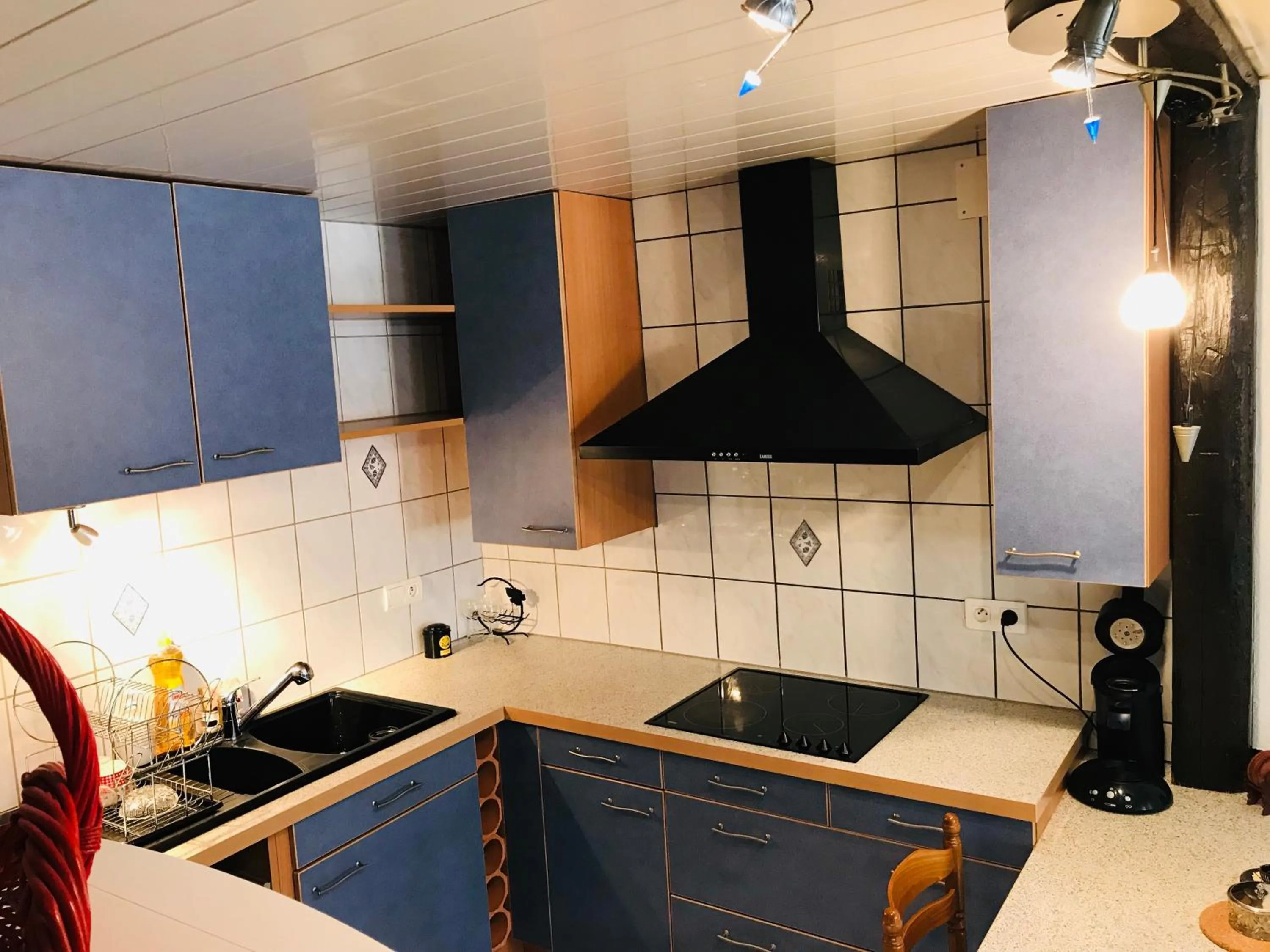 Kitchen or kitchenette in AUX DEUX CIGOGNES AMMERSCHWIHR