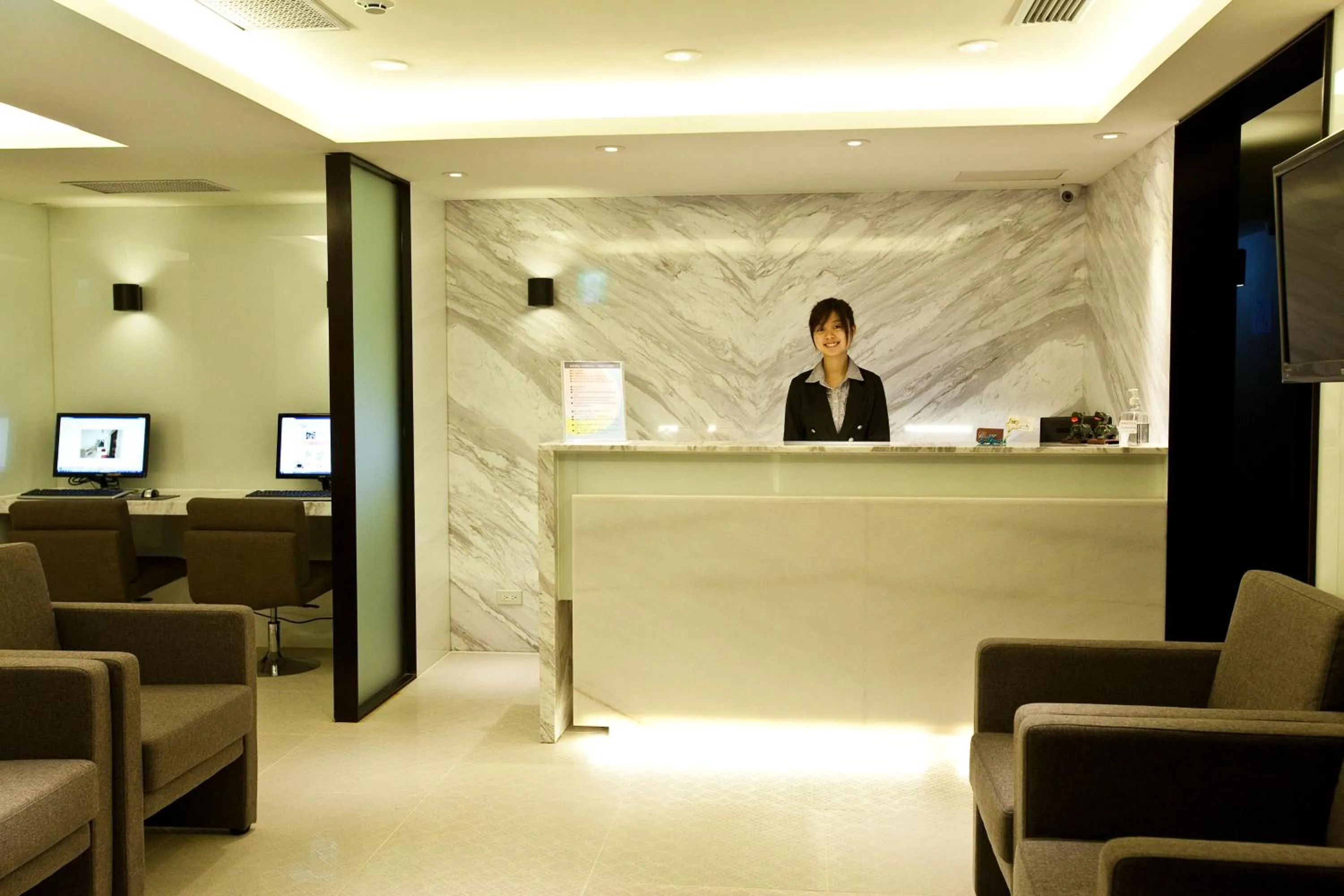 Lobby or reception in E-House Hotel