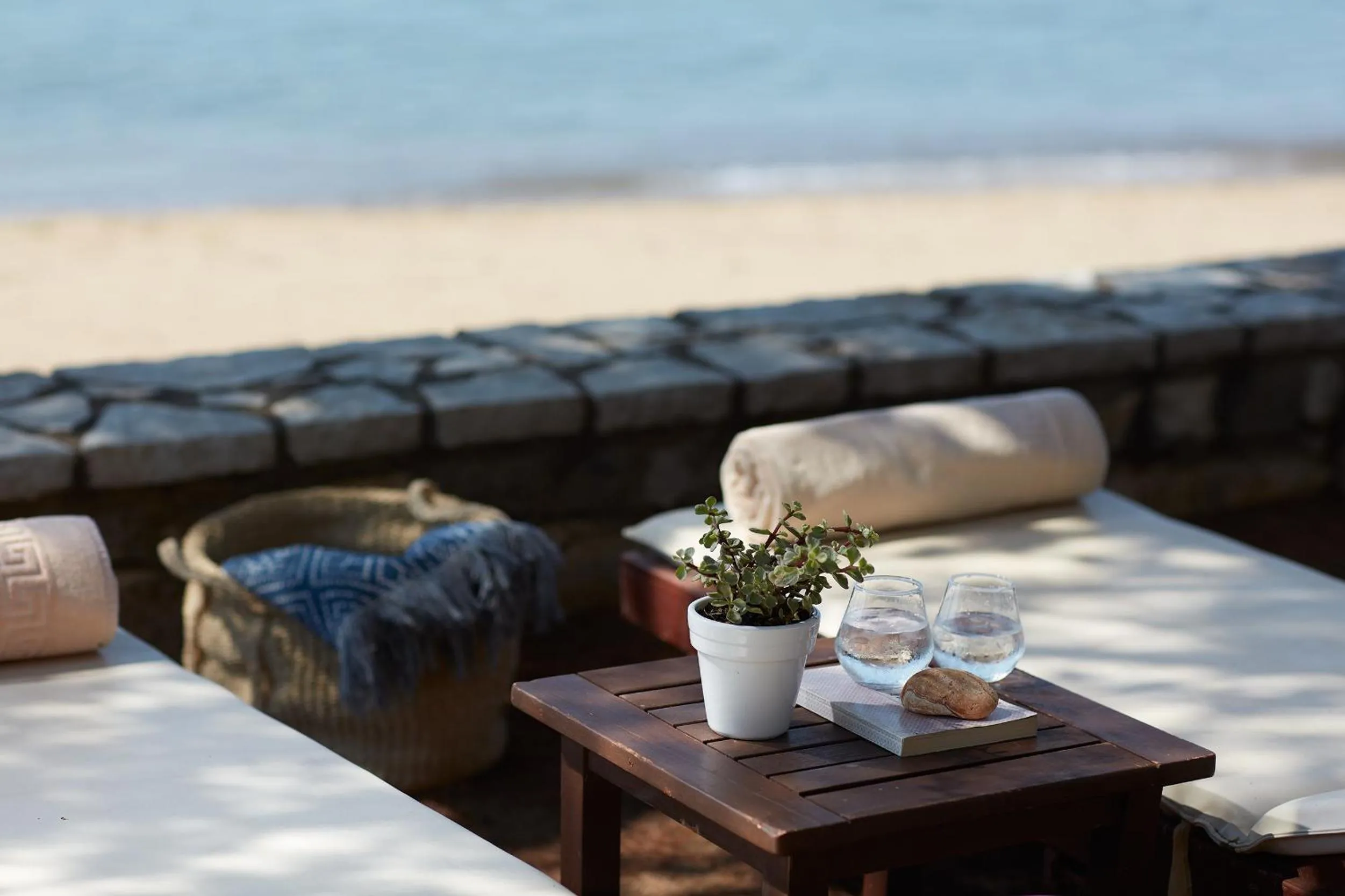 Seating area in Hydra Beach Resort