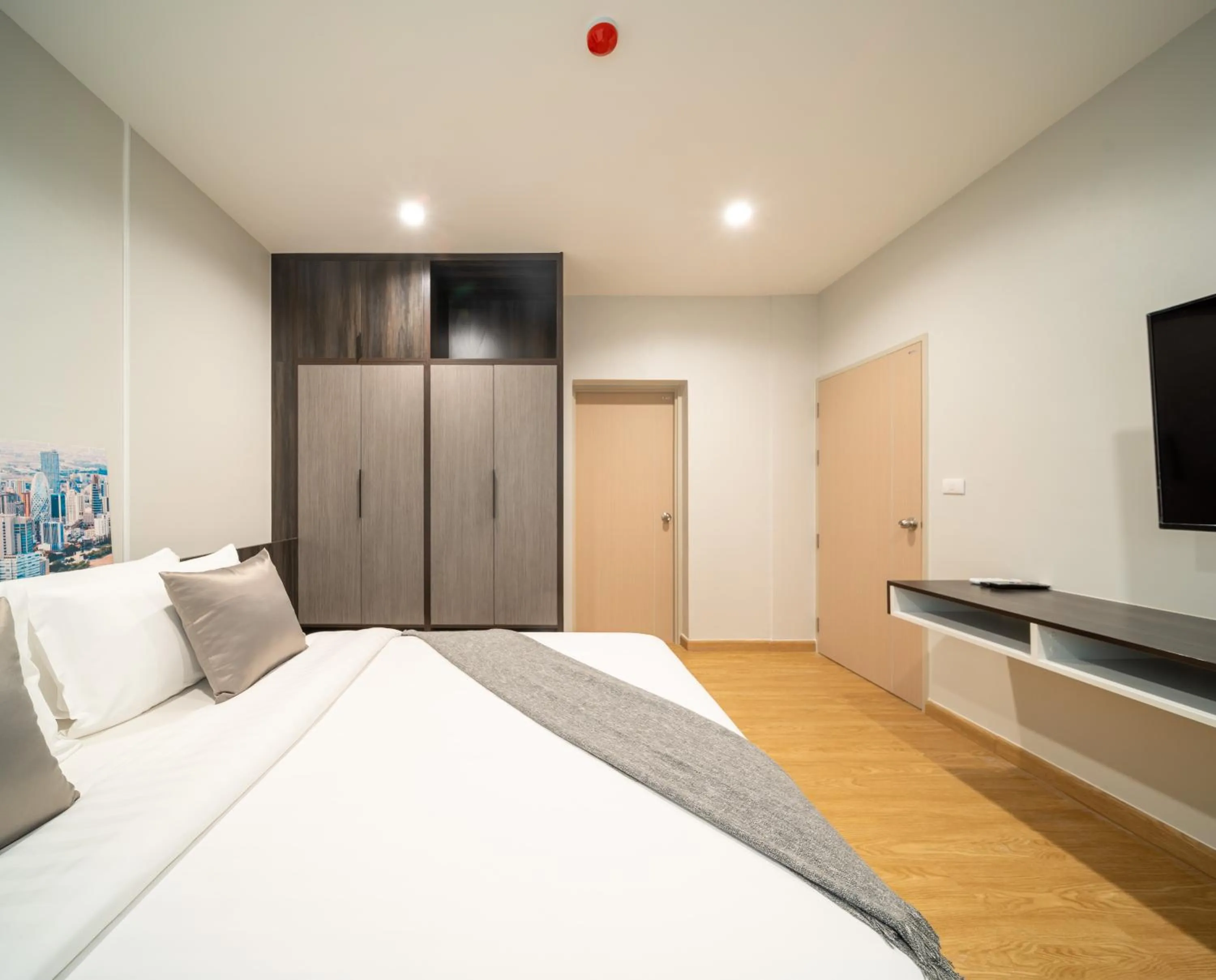 Bedroom, Bed in College Haus Rangnam