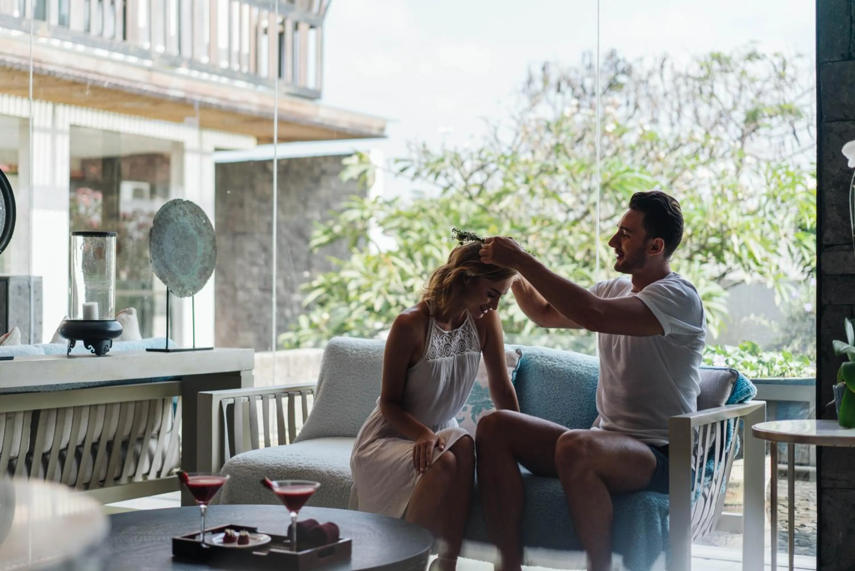 Lounge or bar in Berry Amour Romantic Villas