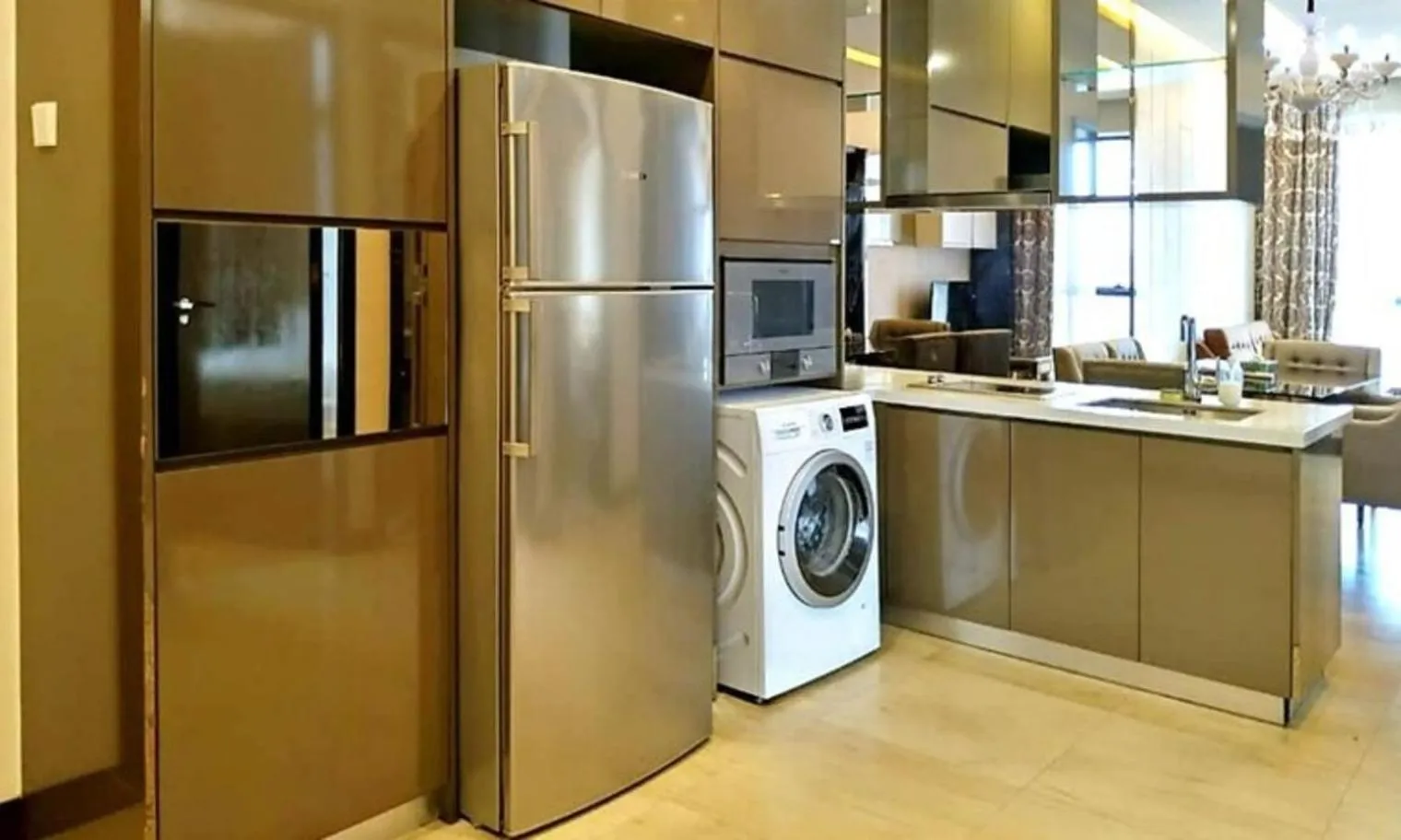 Kitchen or kitchenette in Dorsett Residences Bukit Bintang