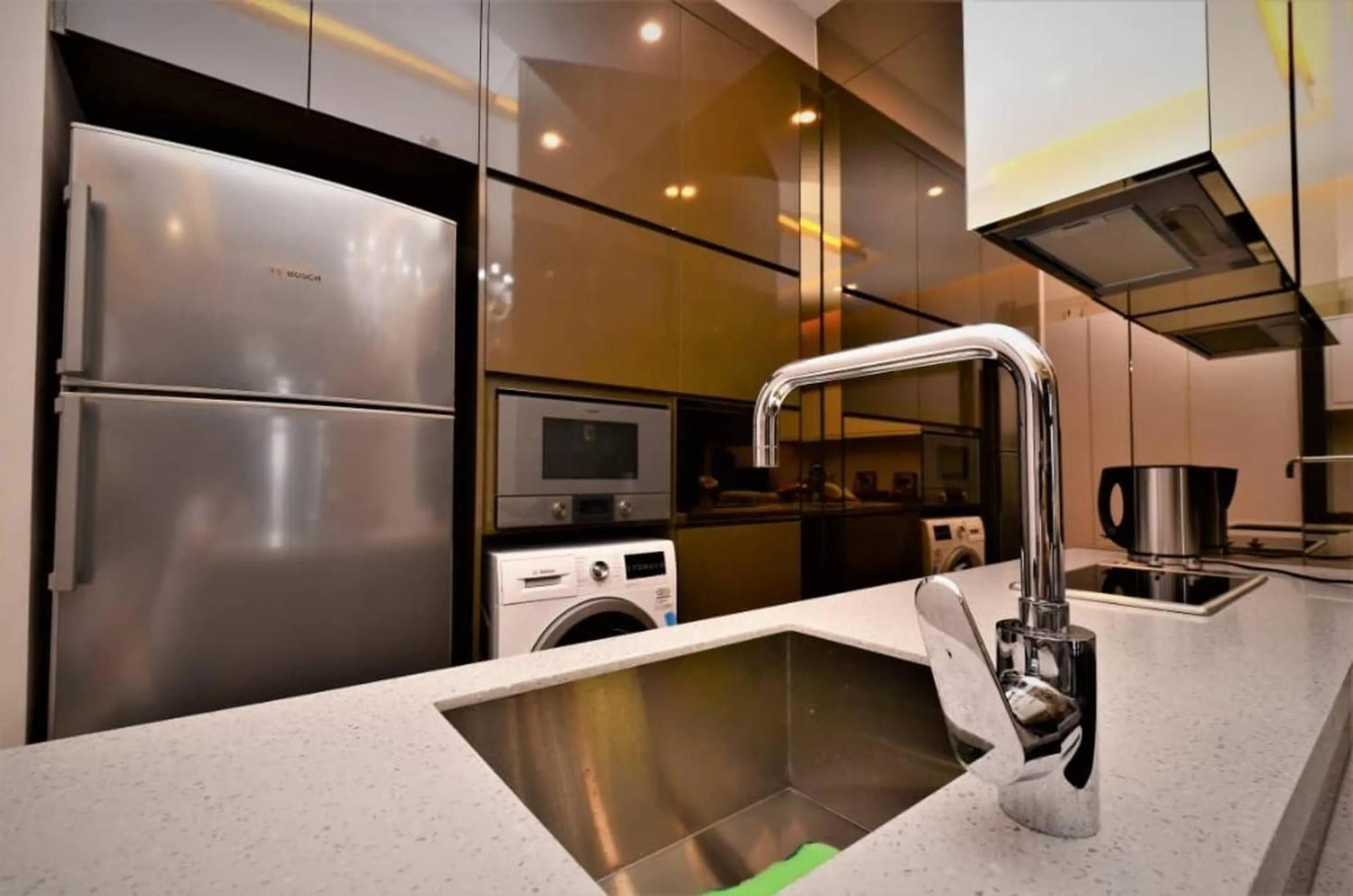 Kitchen or kitchenette in Dorsett Residences Bukit Bintang