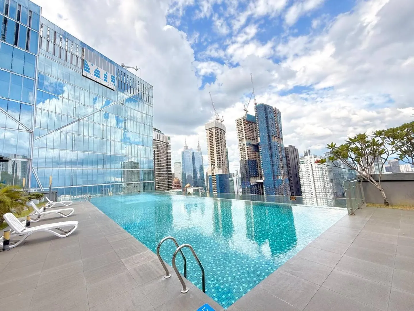 Swimming pool in Dorsett Residences Bukit Bintang