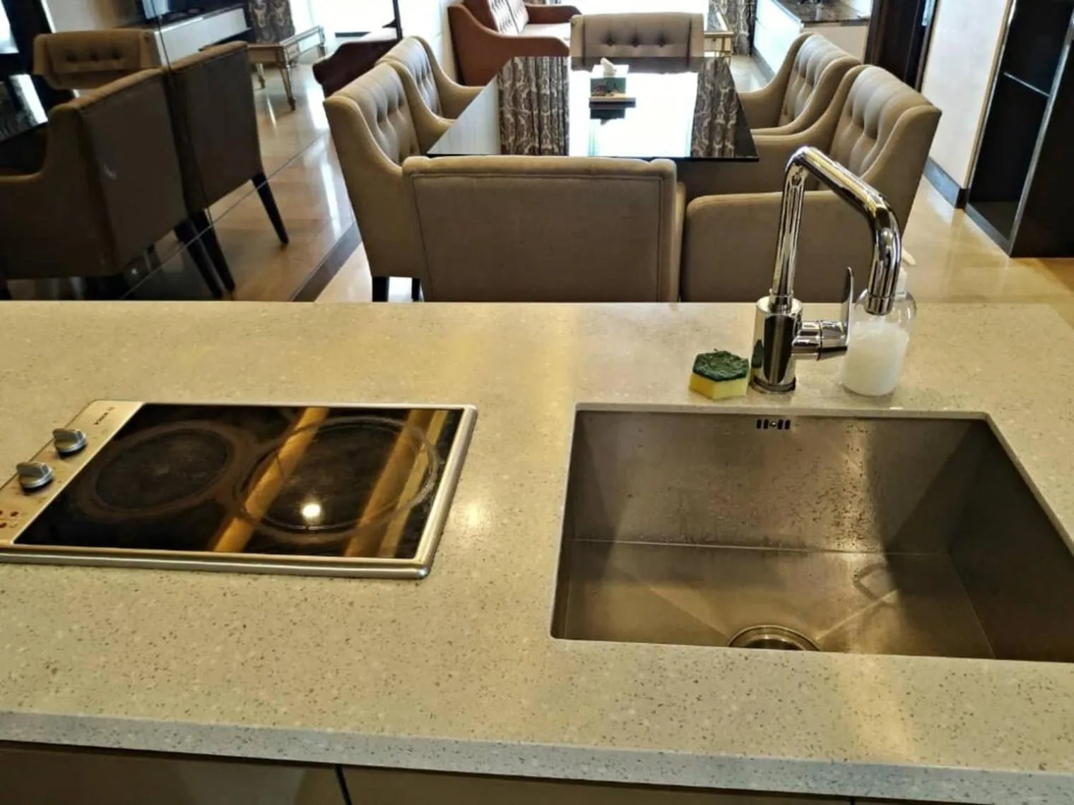 Dining area in Dorsett Residences Bukit Bintang