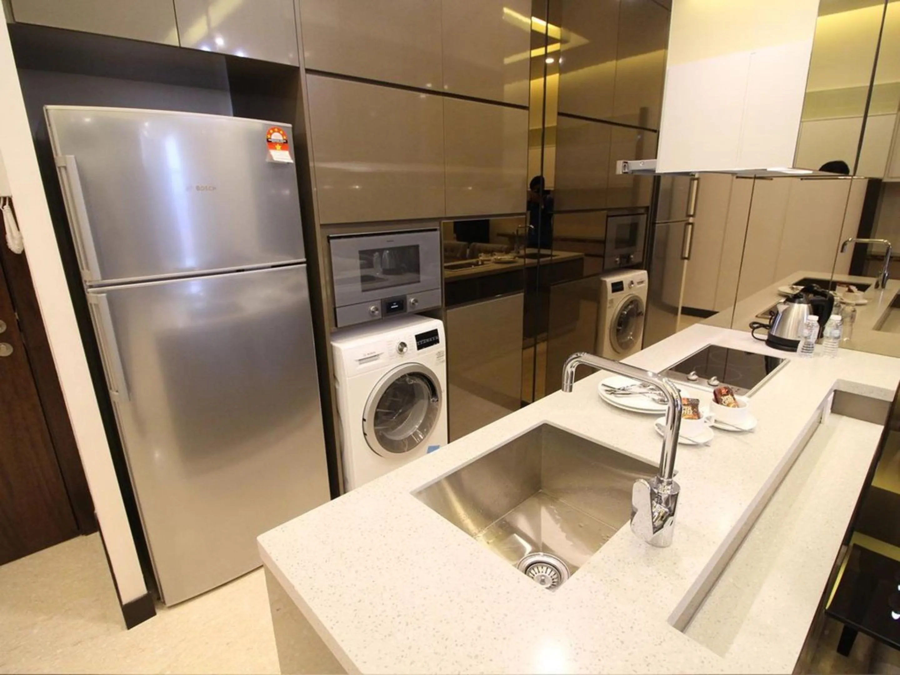 Kitchen or kitchenette in Dorsett Residences Bukit Bintang