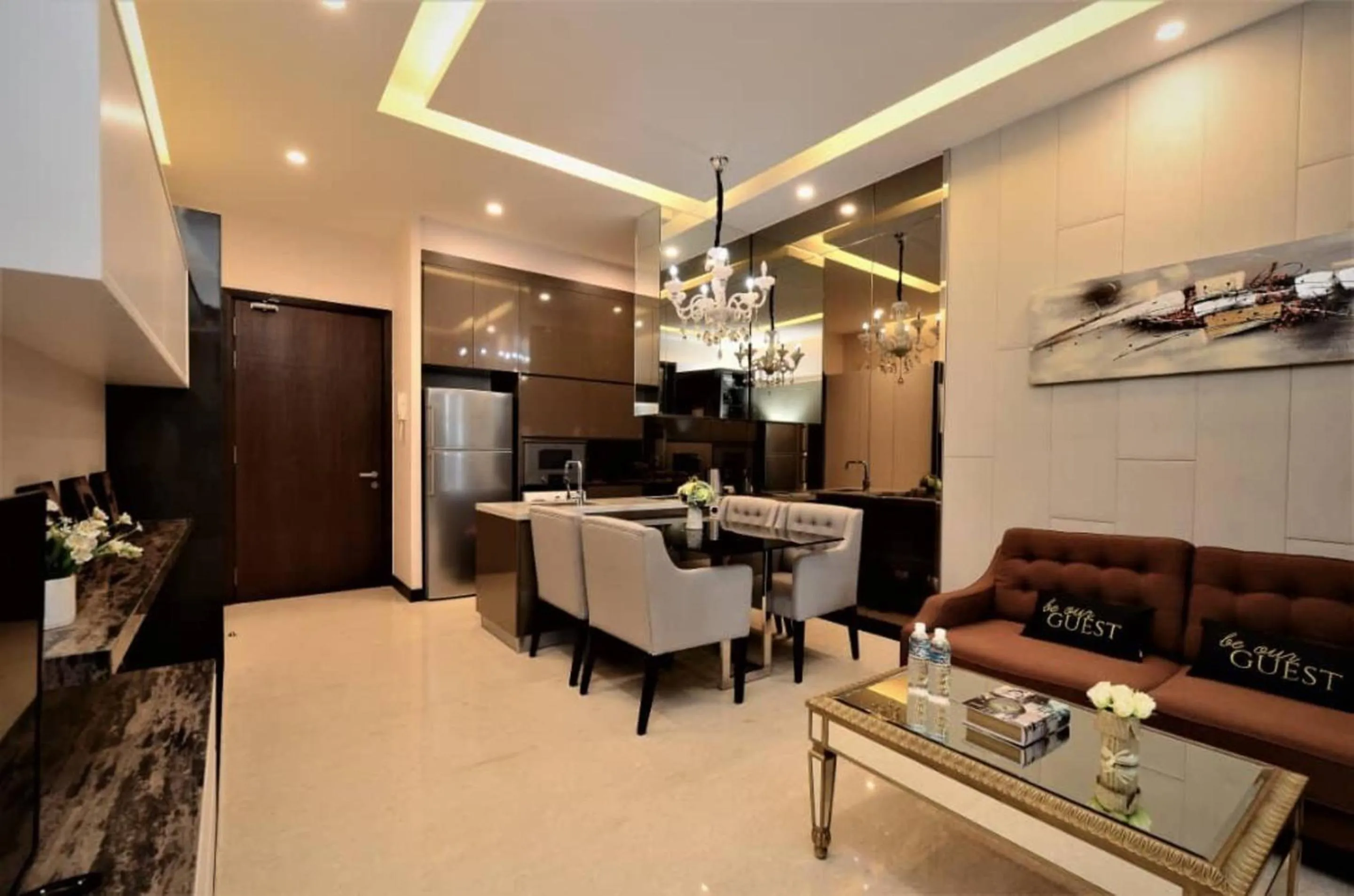 Kitchen or kitchenette in Dorsett Residences Bukit Bintang