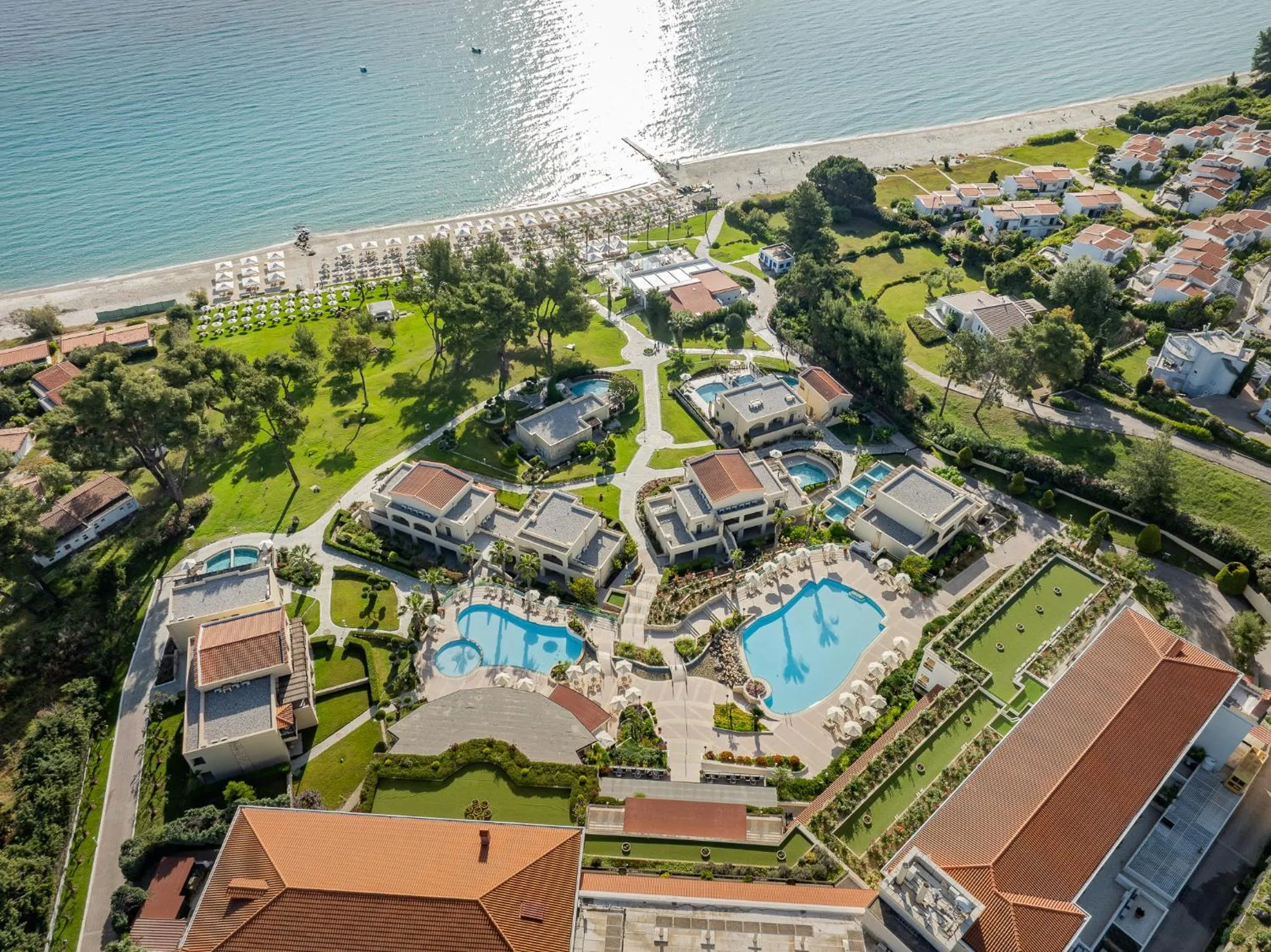 Bird's eye view in Aegean Melathron Thalasso Spa Hotel