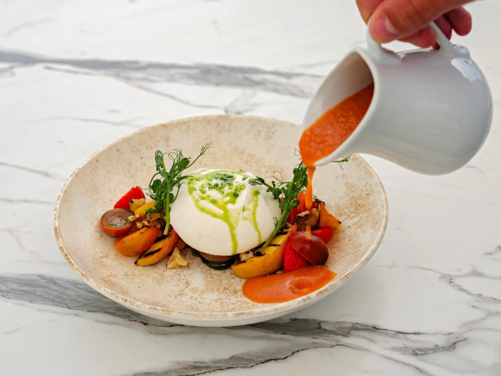 Food in Aegean Melathron Thalasso Spa Hotel