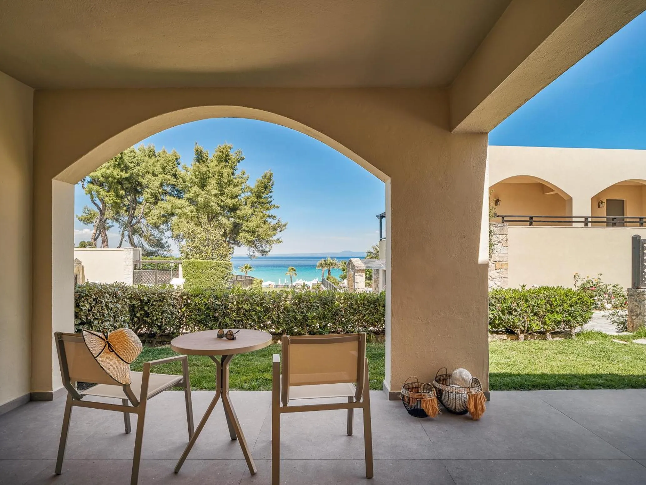 Patio in Aegean Melathron Thalasso Spa Hotel