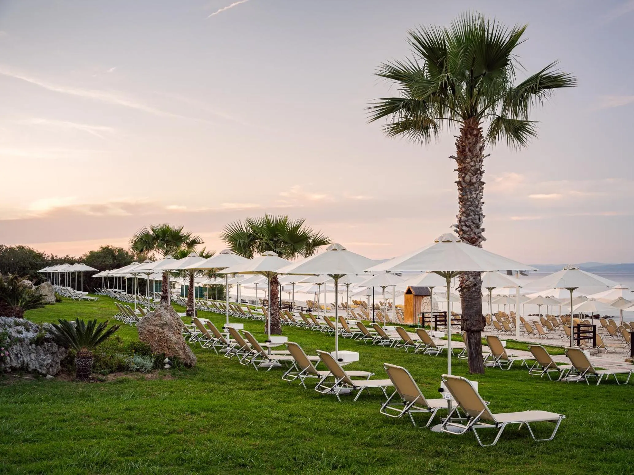 sunbed in Aegean Melathron Thalasso Spa Hotel
