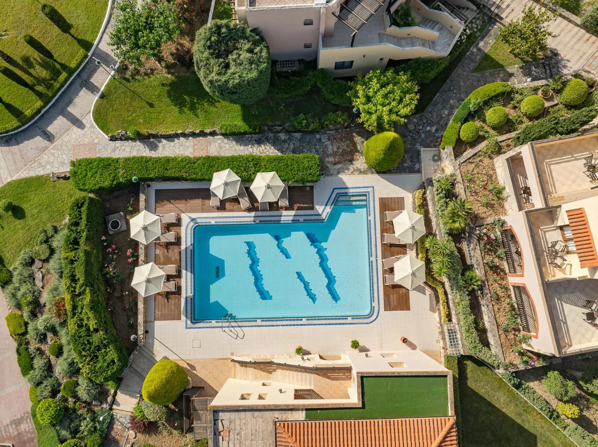 Bird's eye view in Aegean Melathron Thalasso Spa Hotel