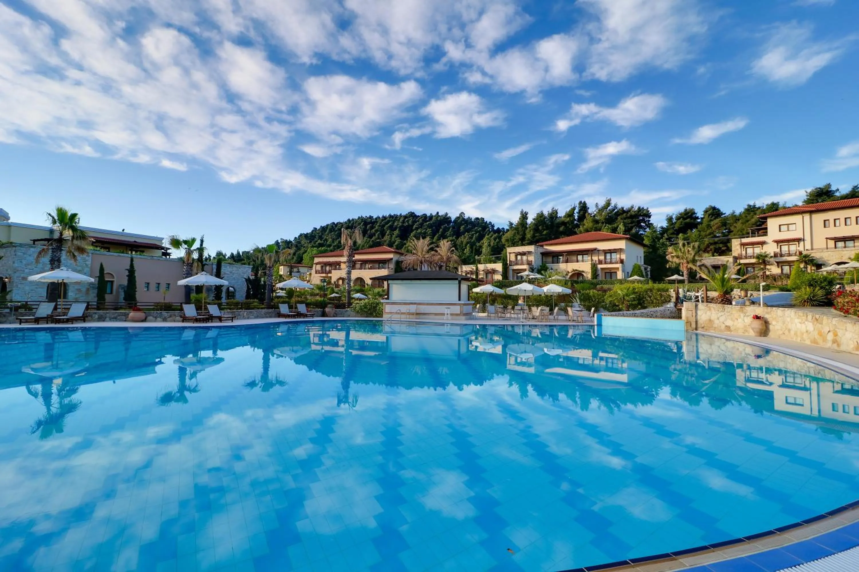 Swimming pool in Aegean Melathron Thalasso Spa Hotel