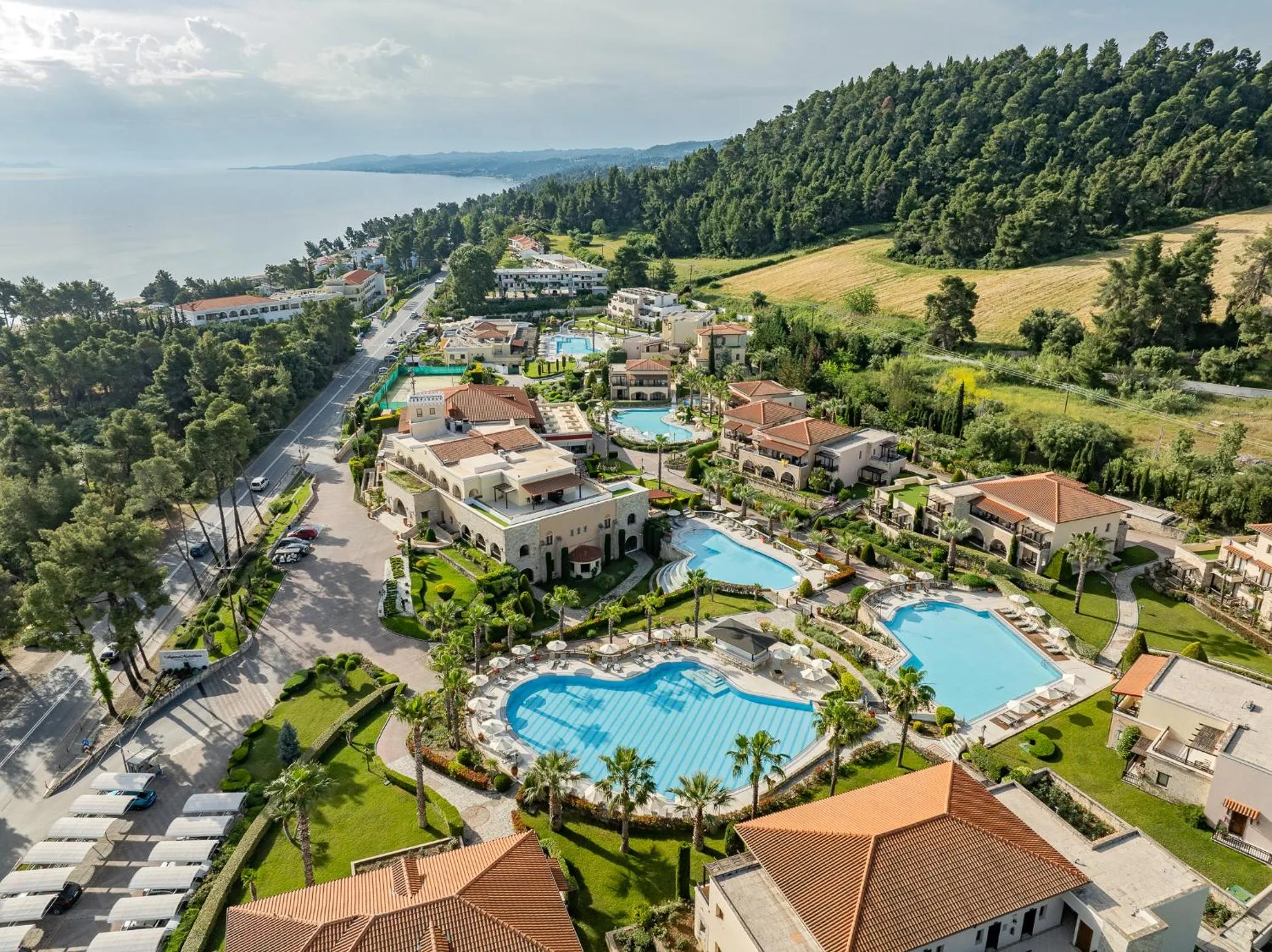 Bird's eye view in Aegean Melathron Thalasso Spa Hotel
