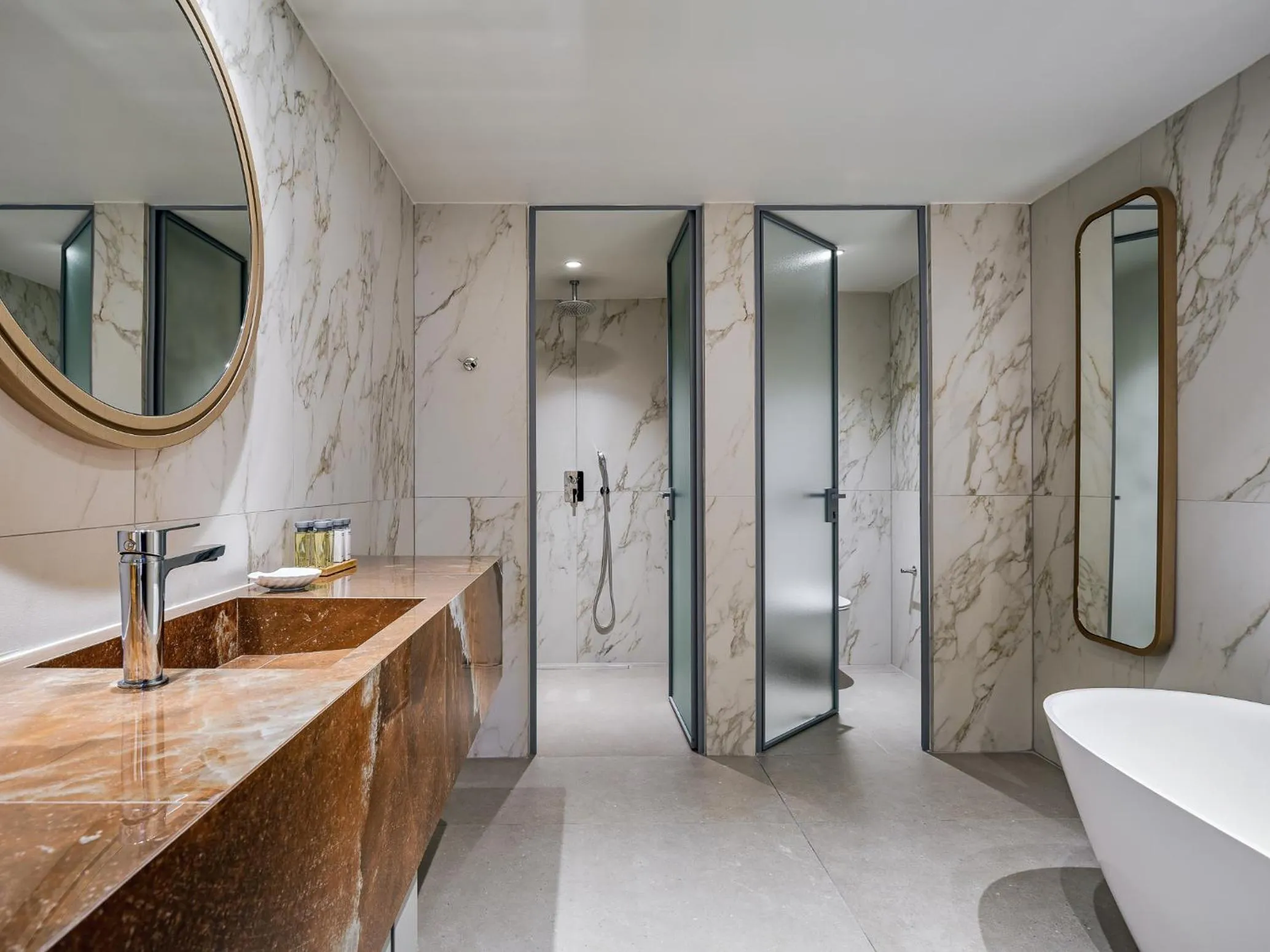 Shower in Aegean Melathron Thalasso Spa Hotel