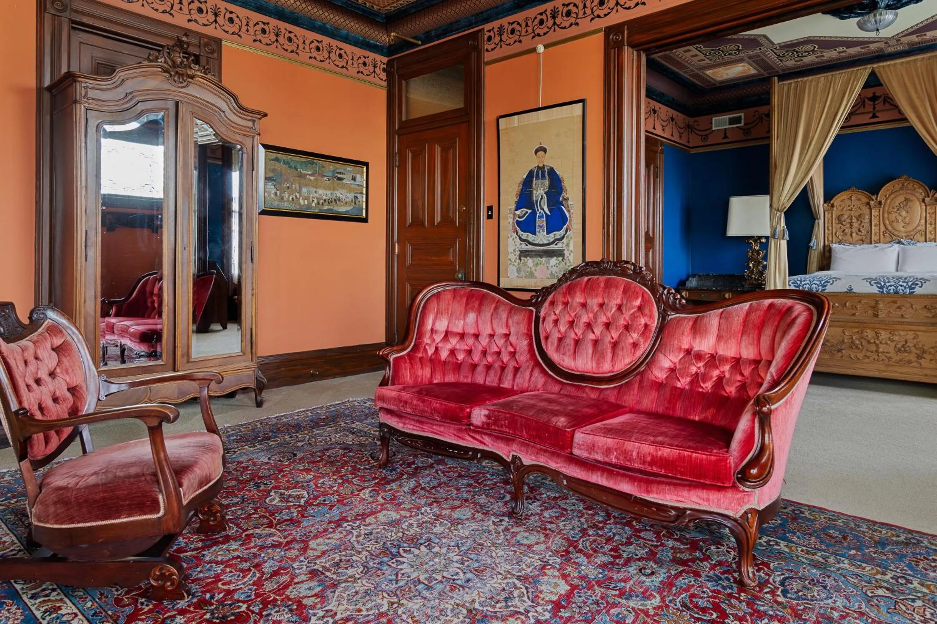 Living room in Chateau Tivoli Bed and Breakfast
