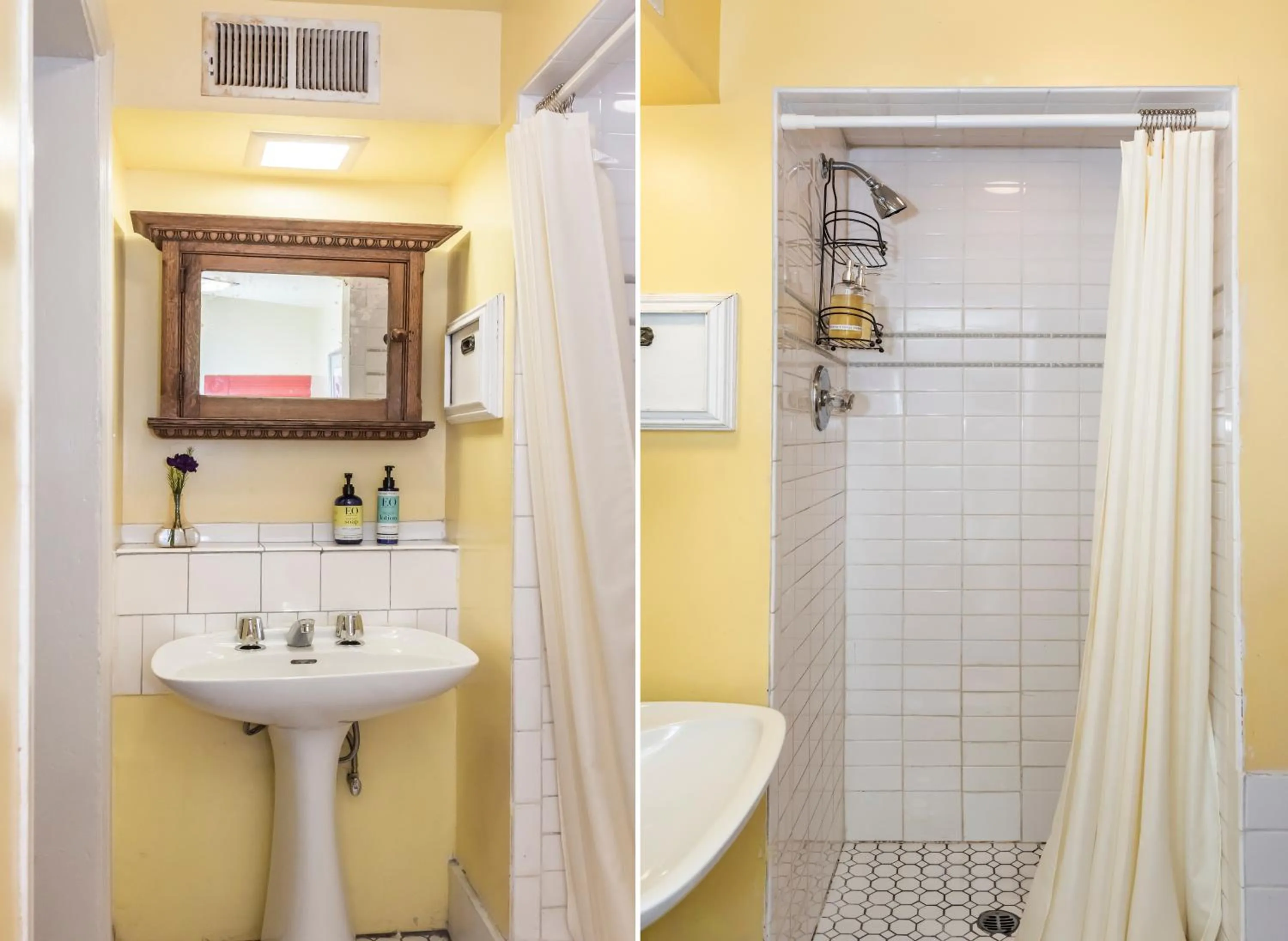 Shower in Chateau Tivoli Bed and Breakfast