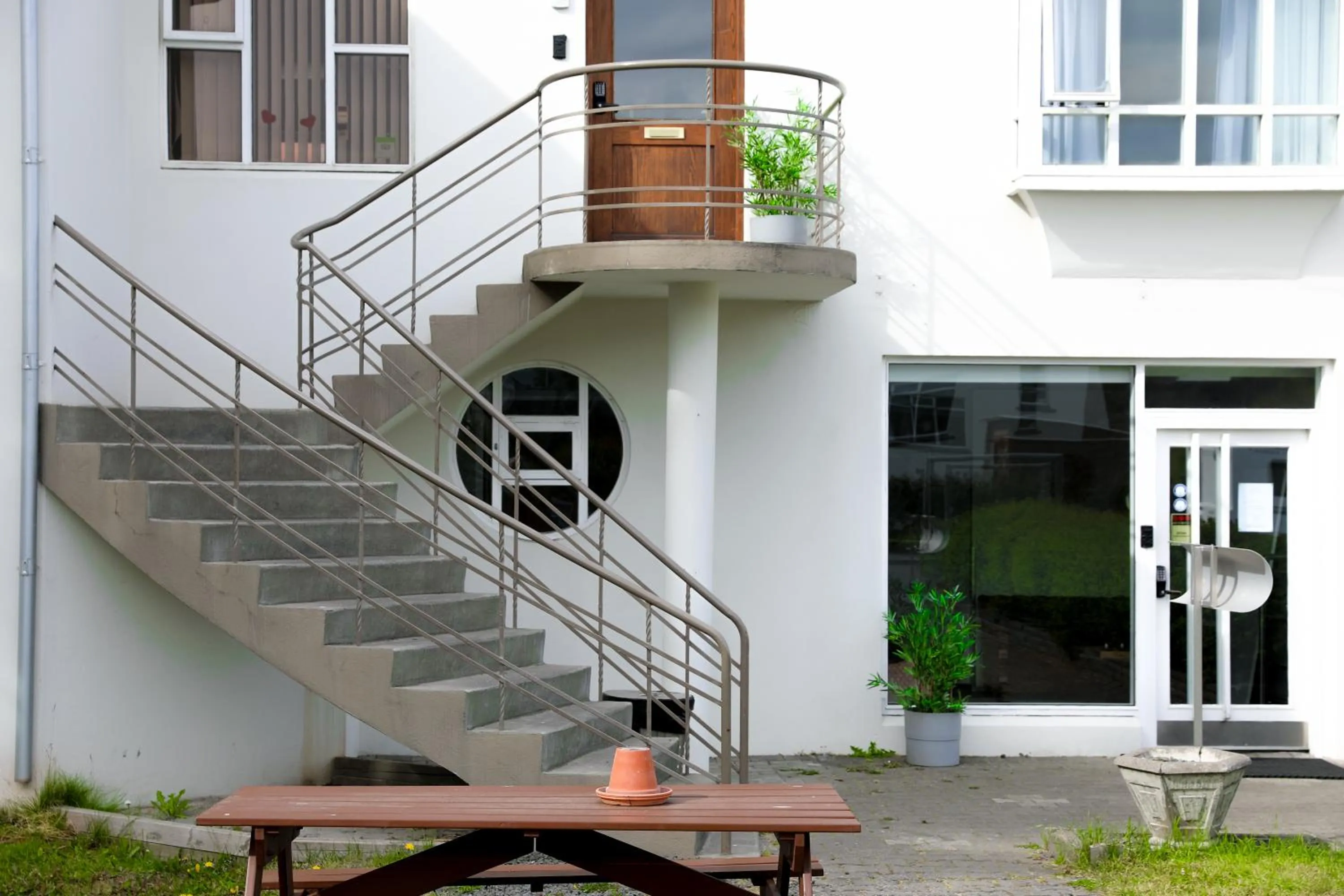 Facade/entrance in Akureyri Hostel