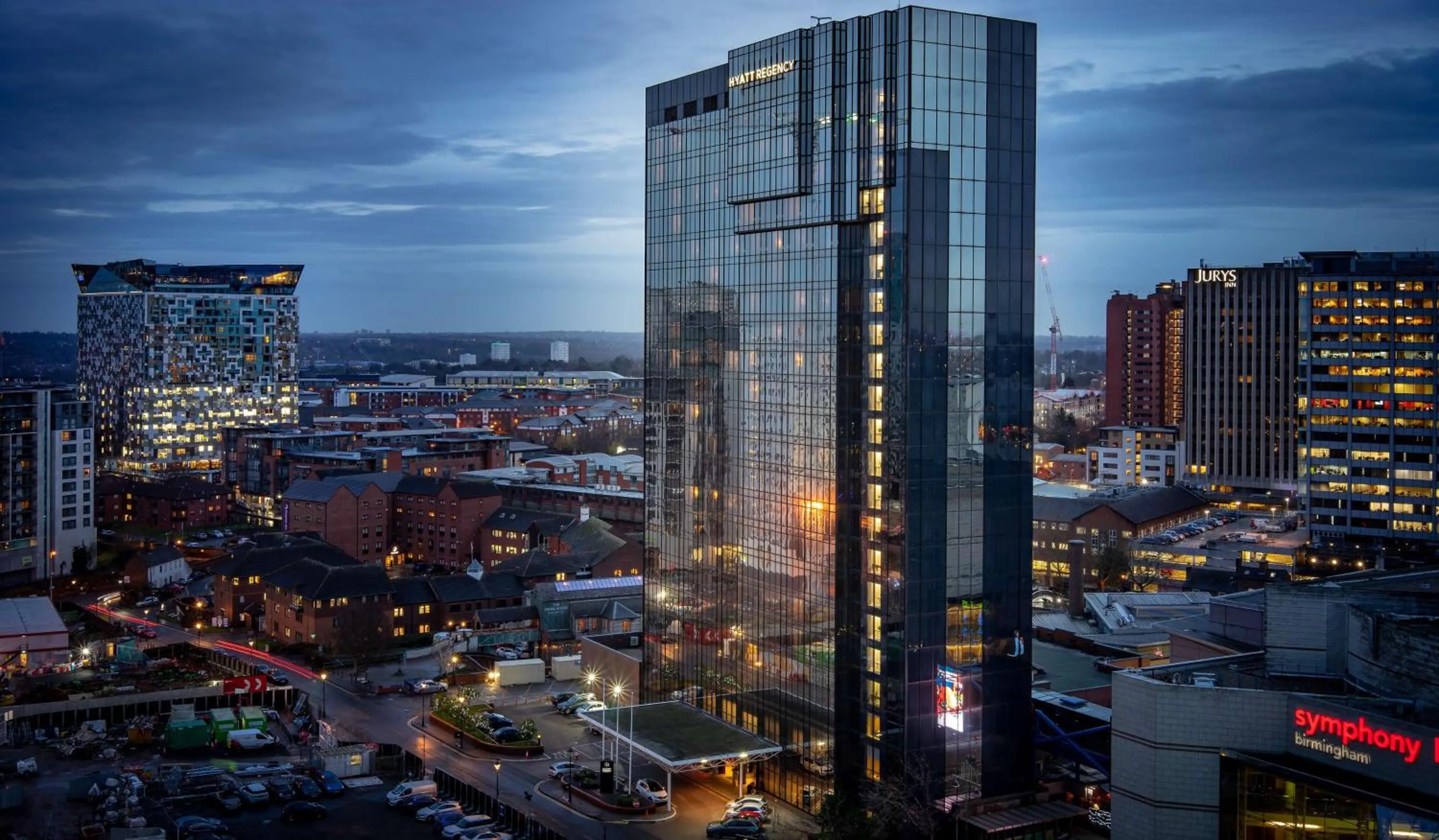 Property building in Hyatt Regency Birmingham