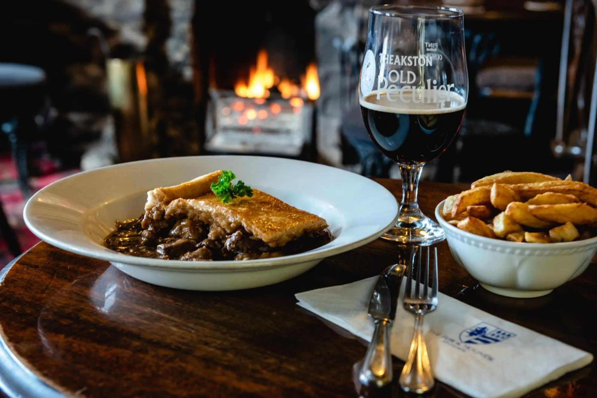 Food close-up in The Fox & Hounds Inn & Camping Pods