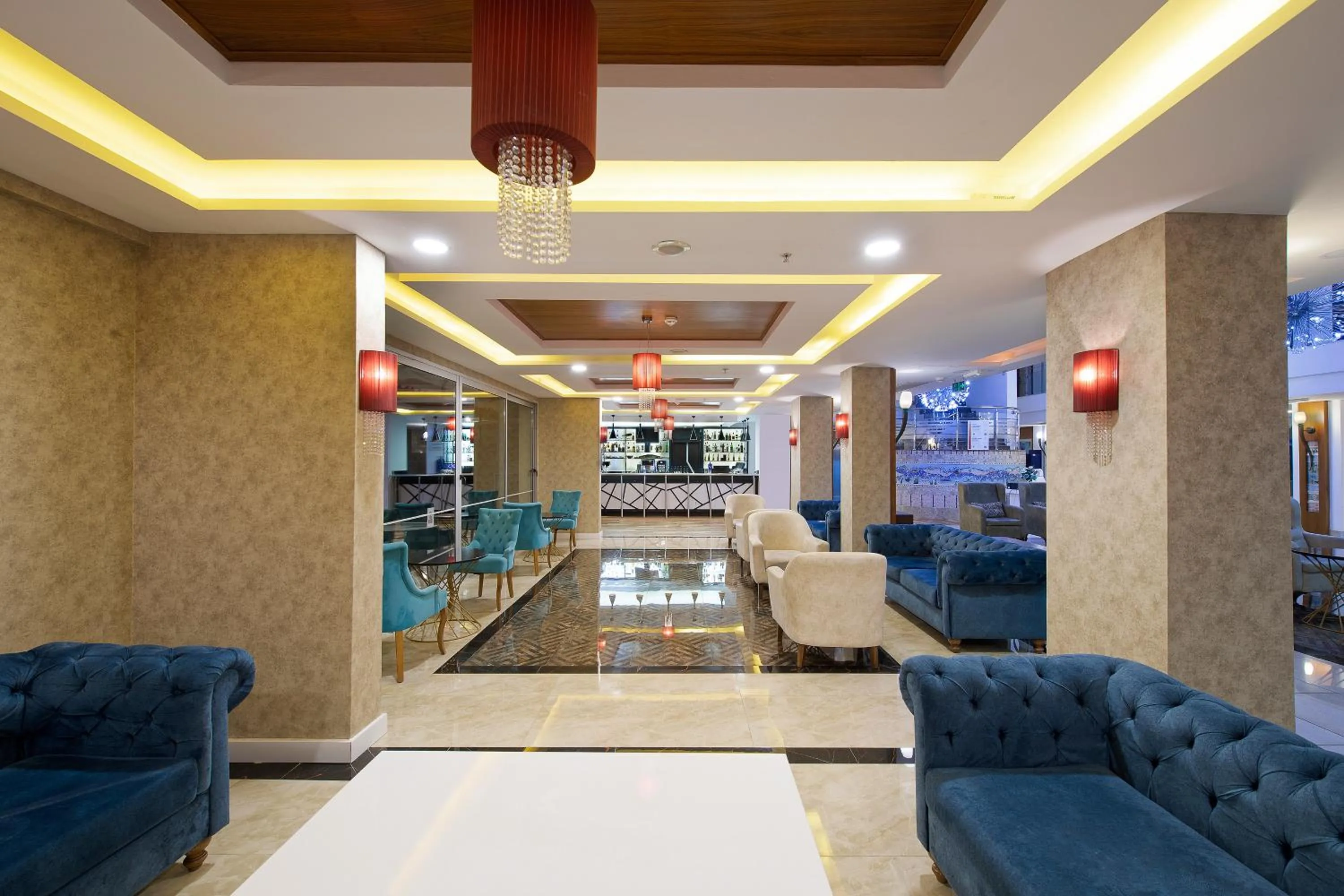 Lobby or reception in Sealife Family Resort Hotel