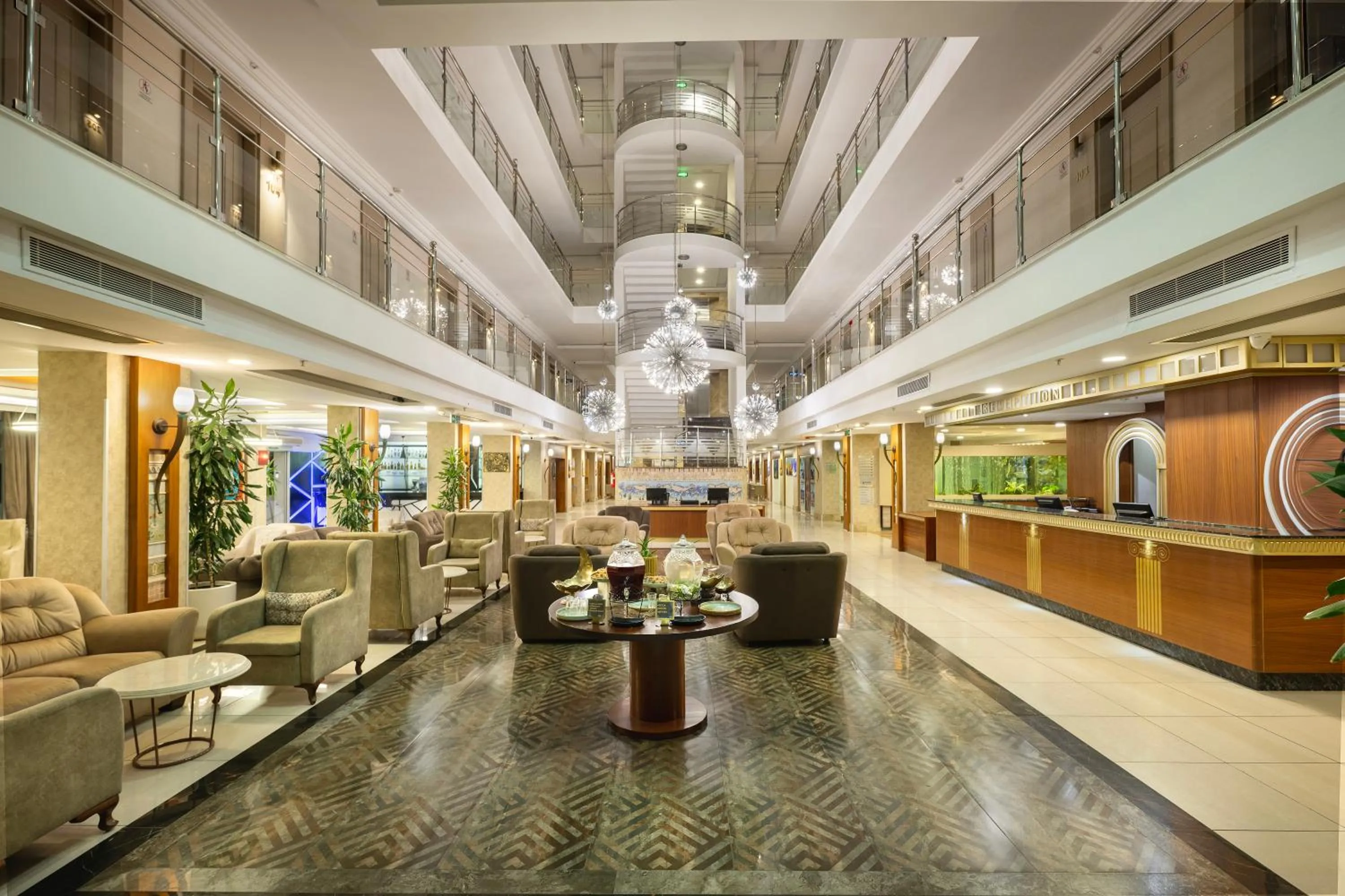 Lobby or reception in Sealife Family Resort Hotel