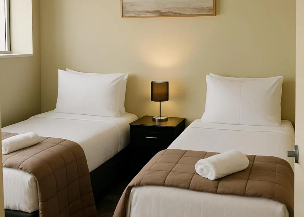 Bed in The Post Hotel