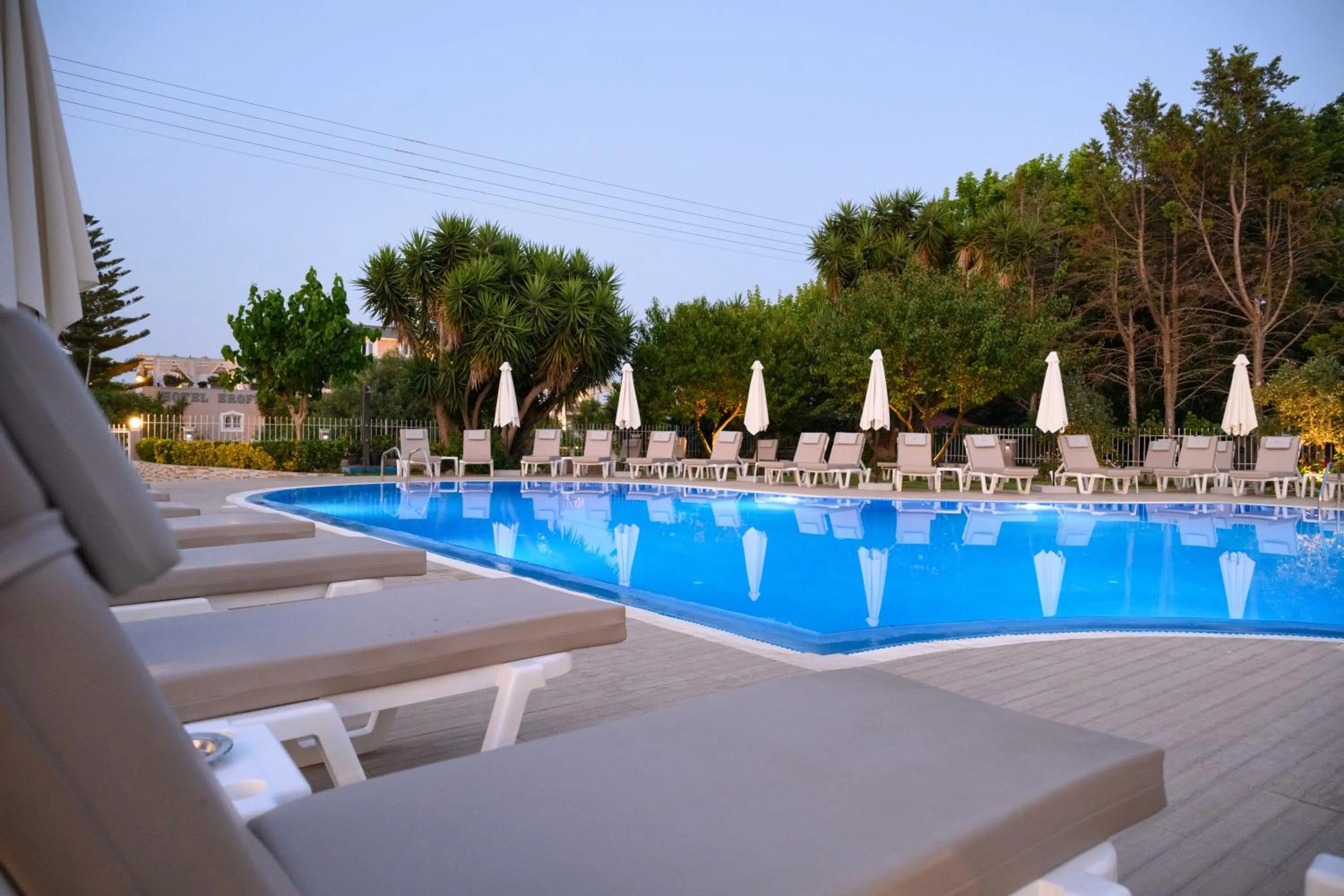 Swimming pool in Erofili Hotel