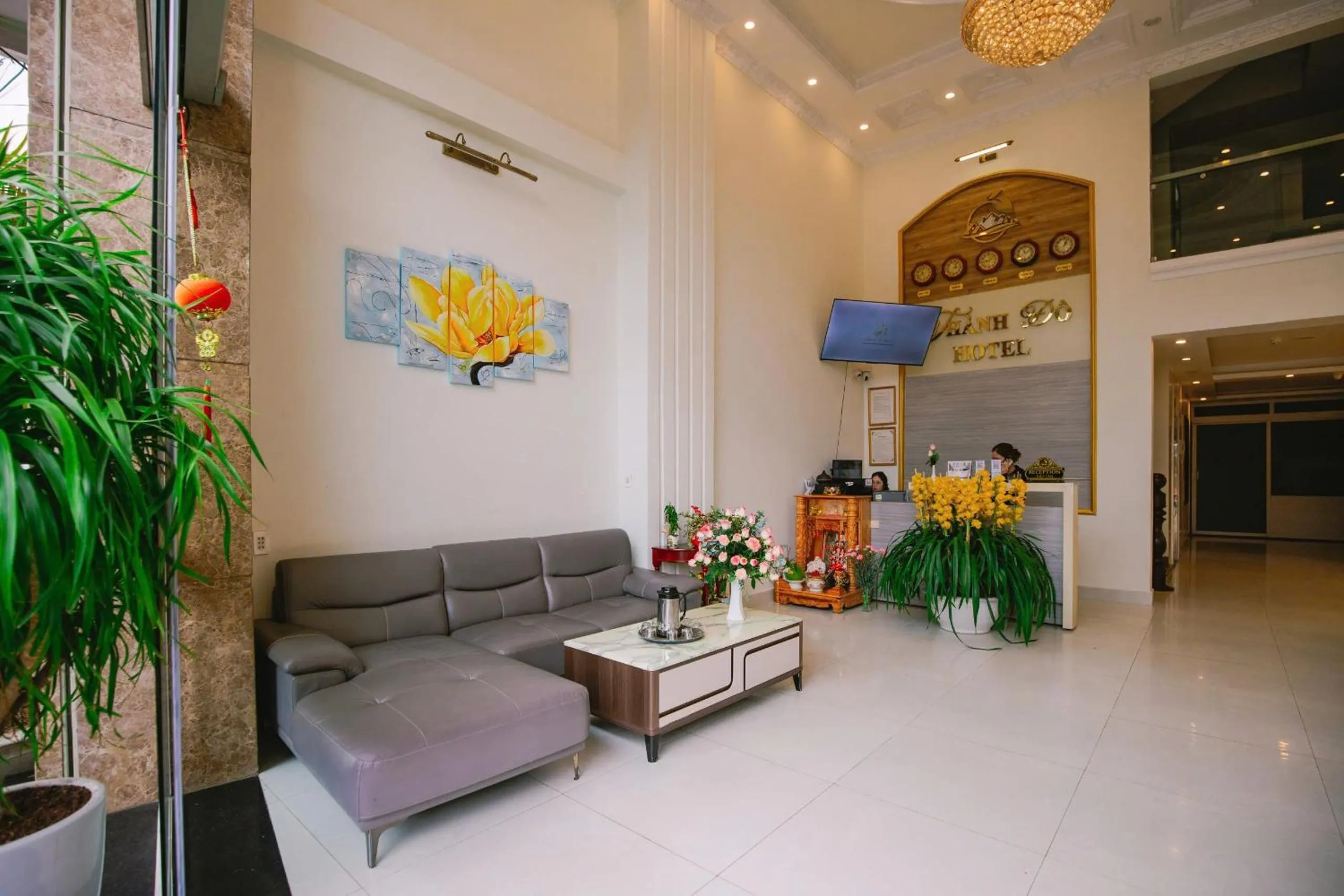 Lobby or reception in Thanh Do Hotel