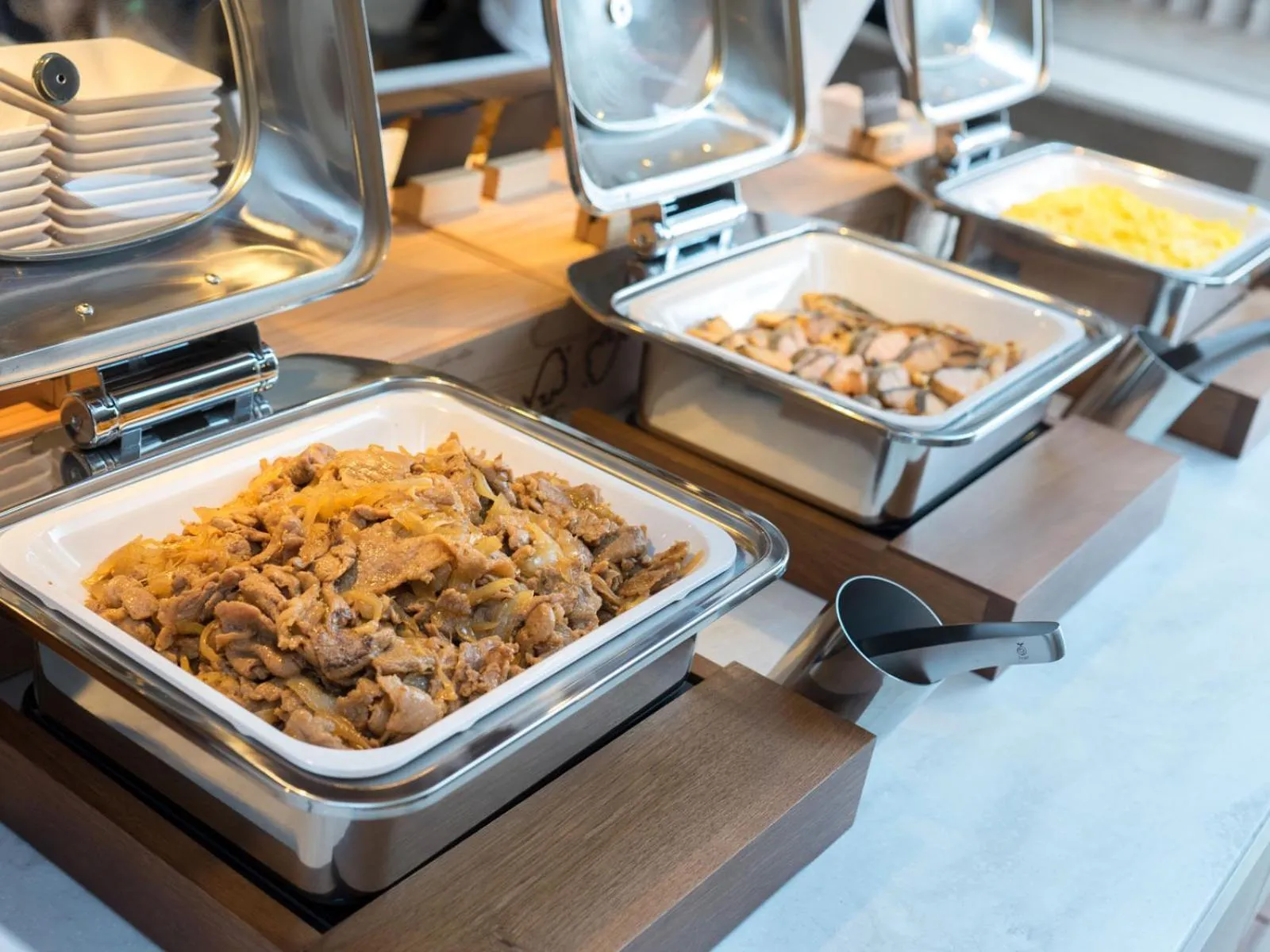 Buffet breakfast in Super Hotel Anan Tomioka