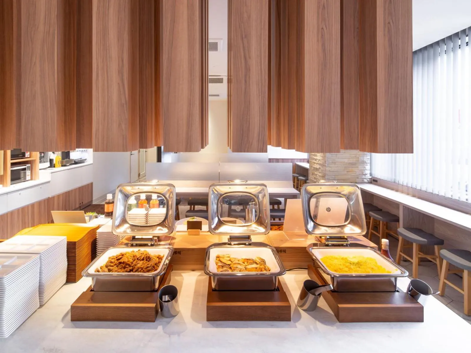 Buffet breakfast in Super Hotel Anan Tomioka