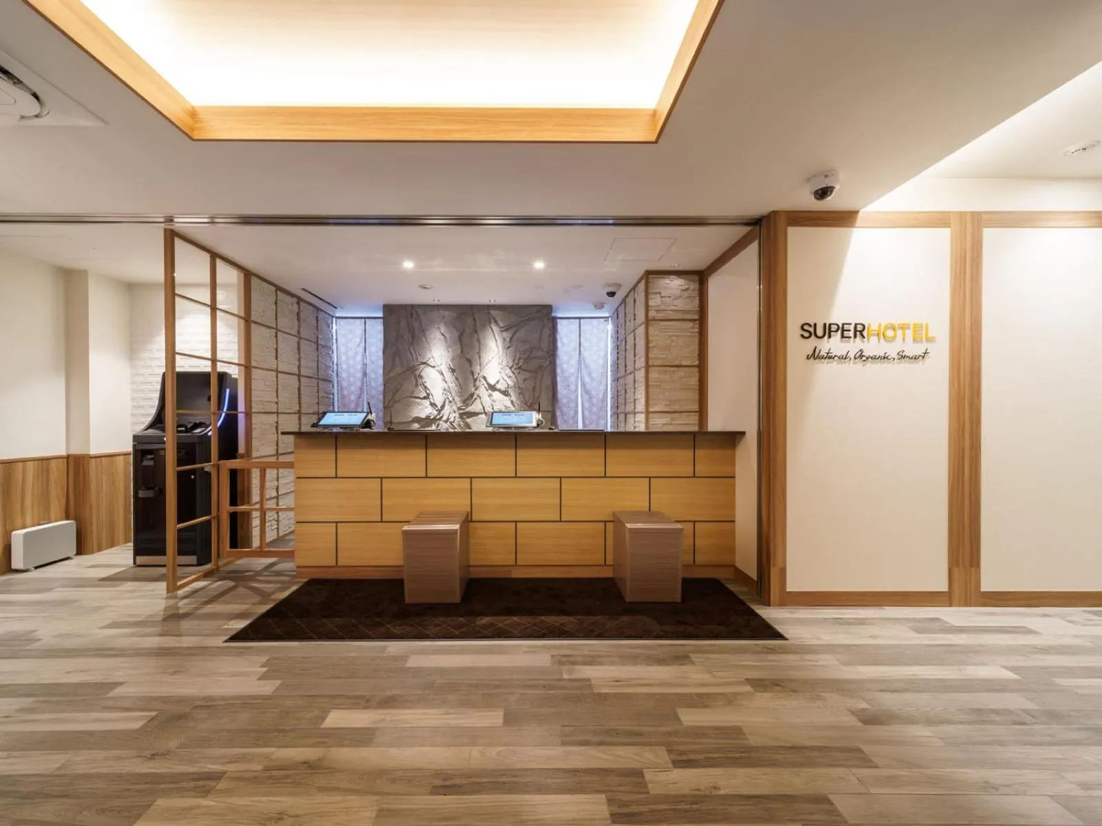 Lobby or reception in Super Hotel Anan Tomioka