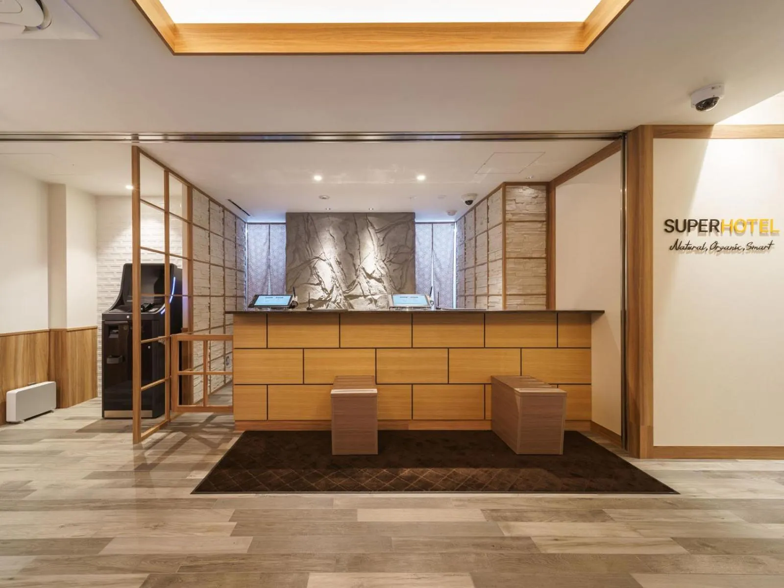 Lobby or reception in Super Hotel Anan Tomioka