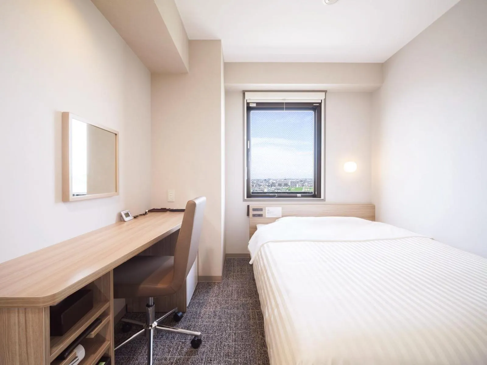 Bed in Super Hotel Anan Tomioka