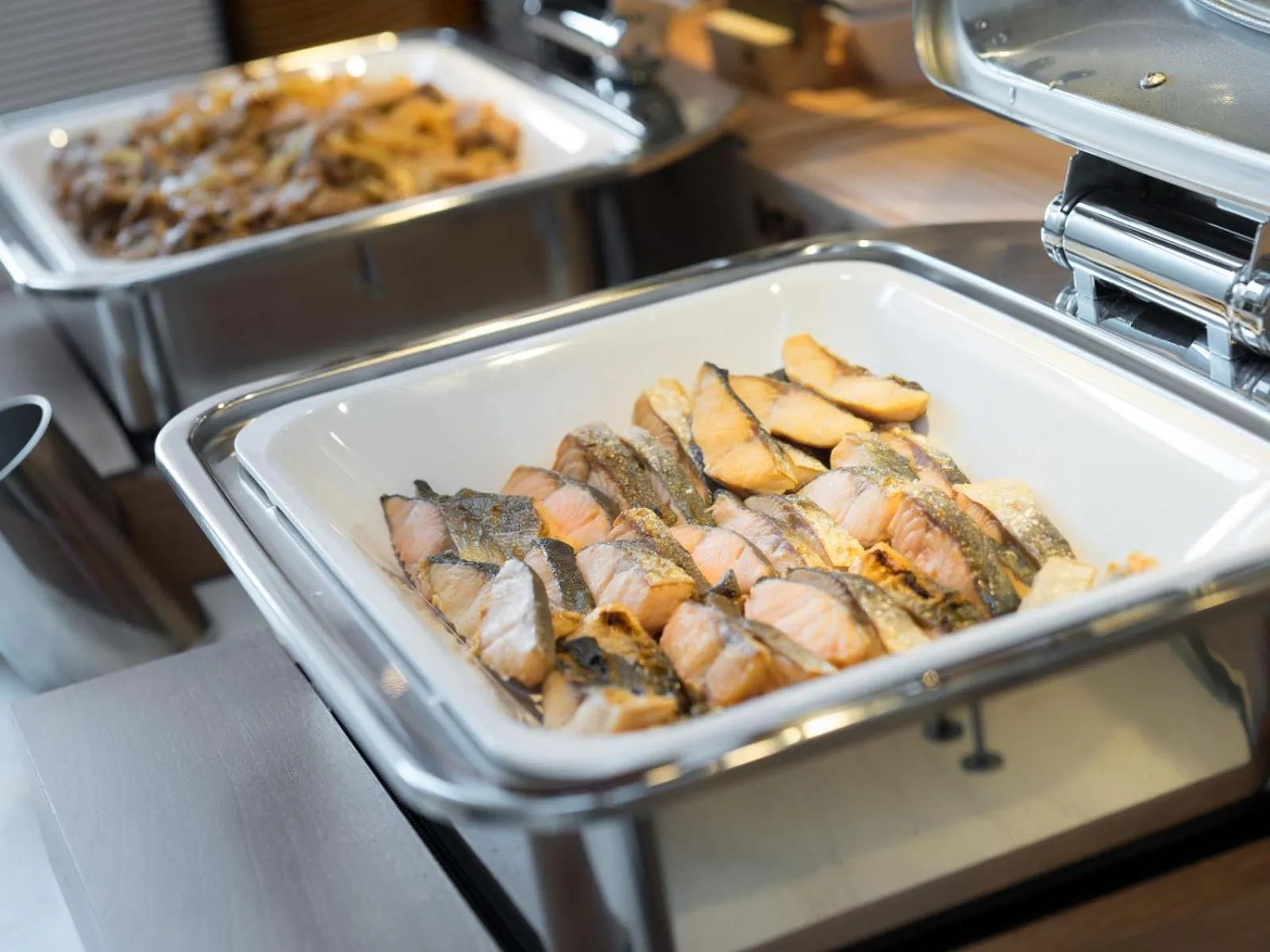 Buffet breakfast in Super Hotel Anan Tomioka