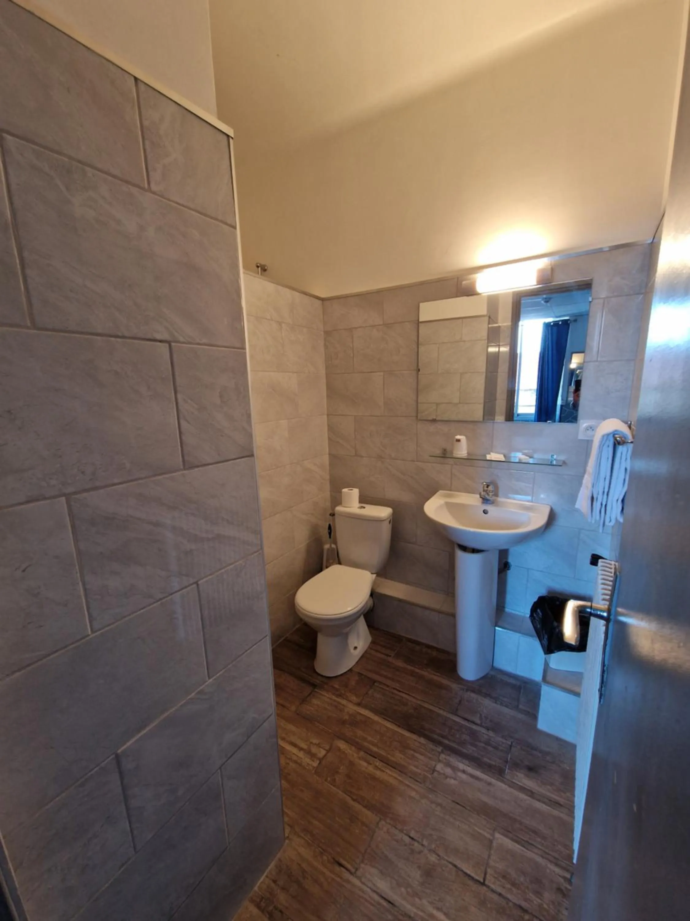 Toilet in Hôtel du Nord