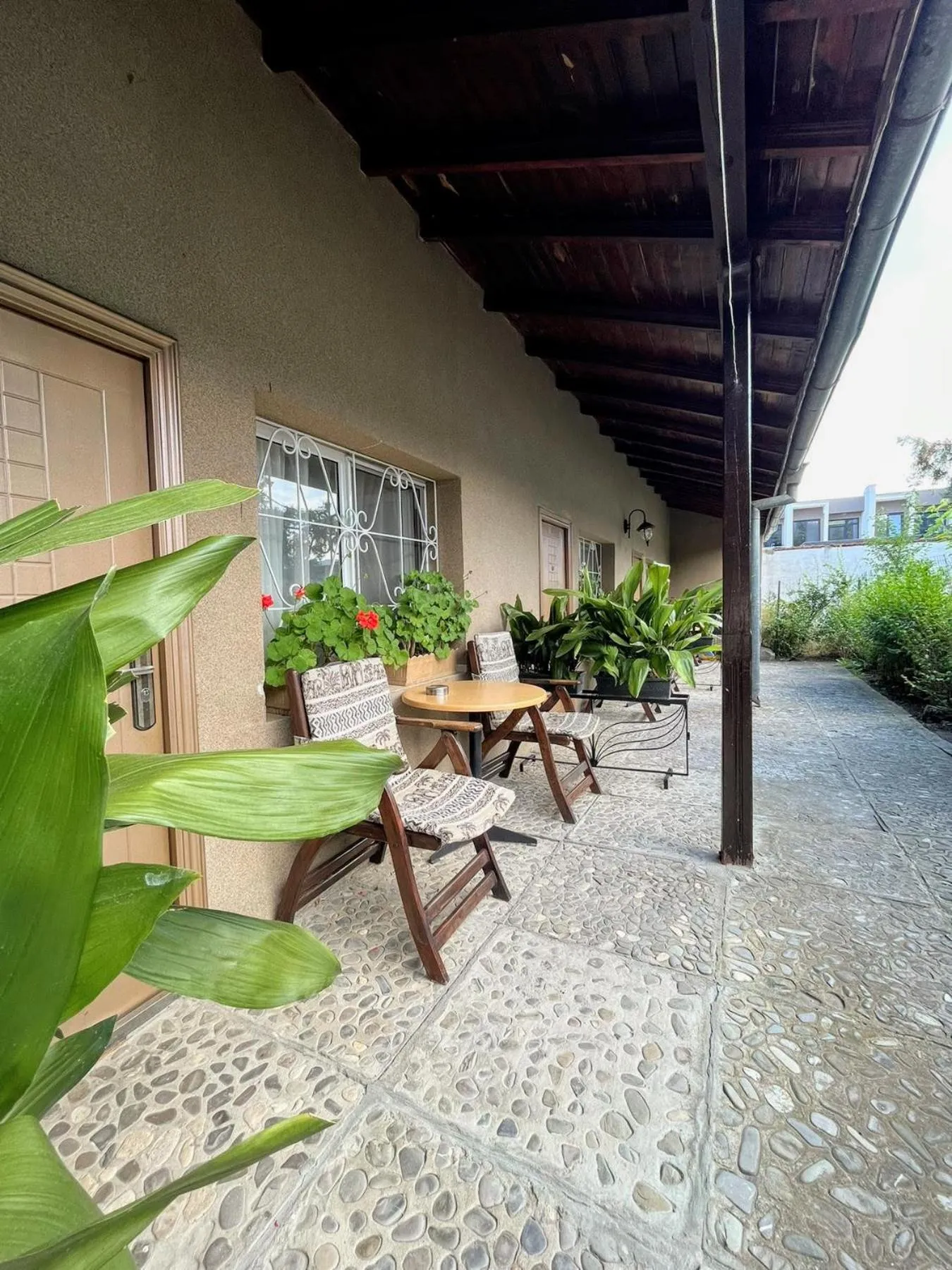 Patio in Lotus Family Hotel - Free Parking