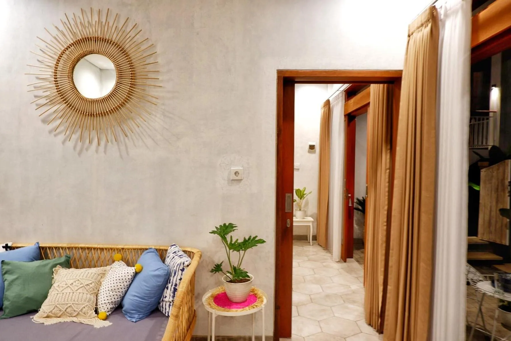 Living room in The Sloth Bali