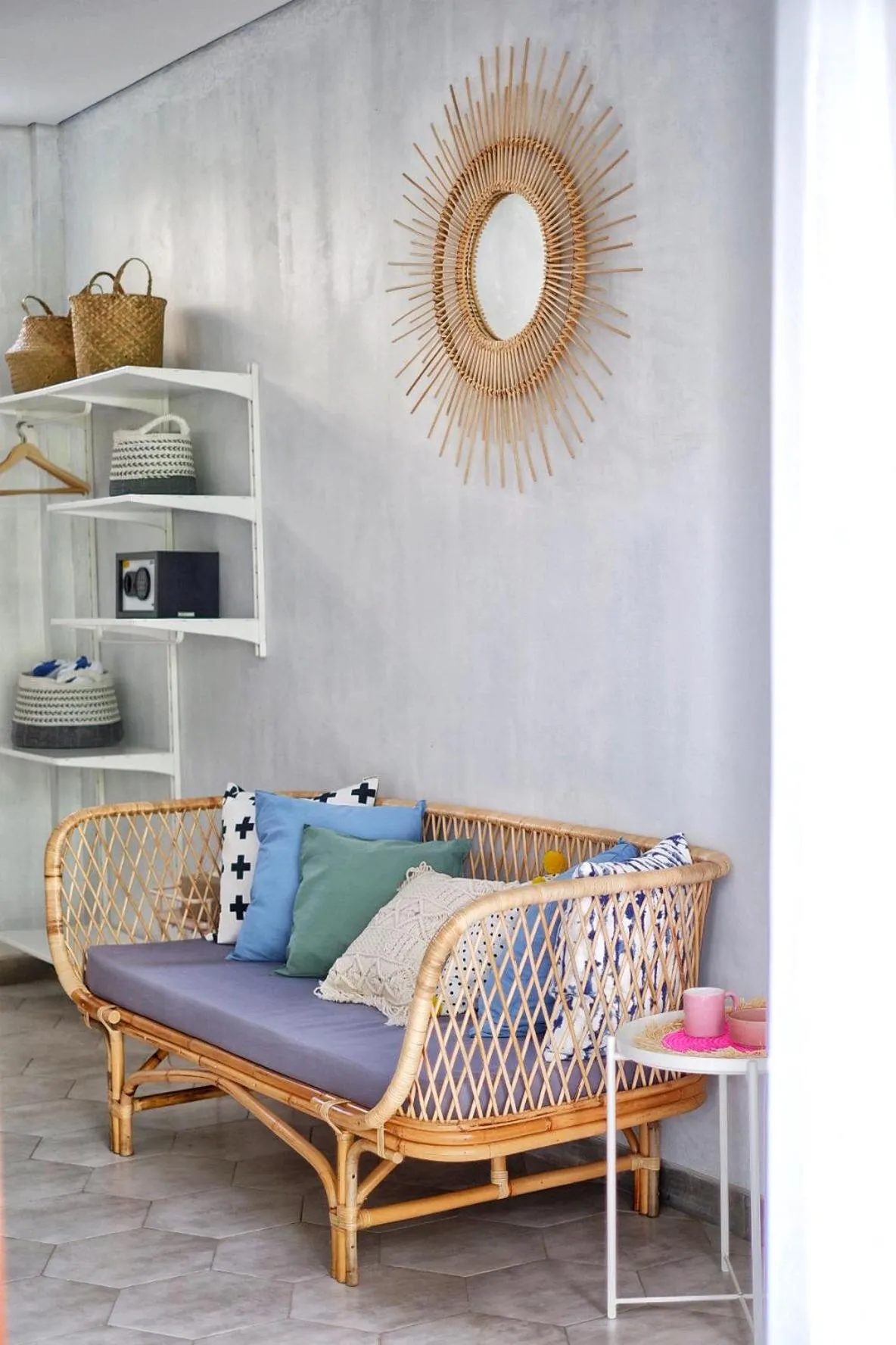 Seating area in The Sloth Bali