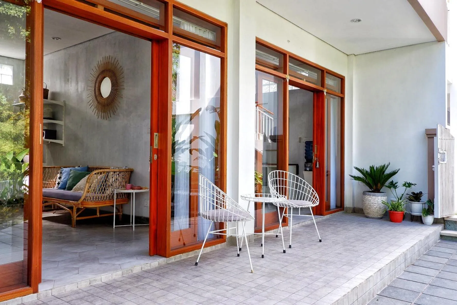 Facade/entrance in The Sloth Bali