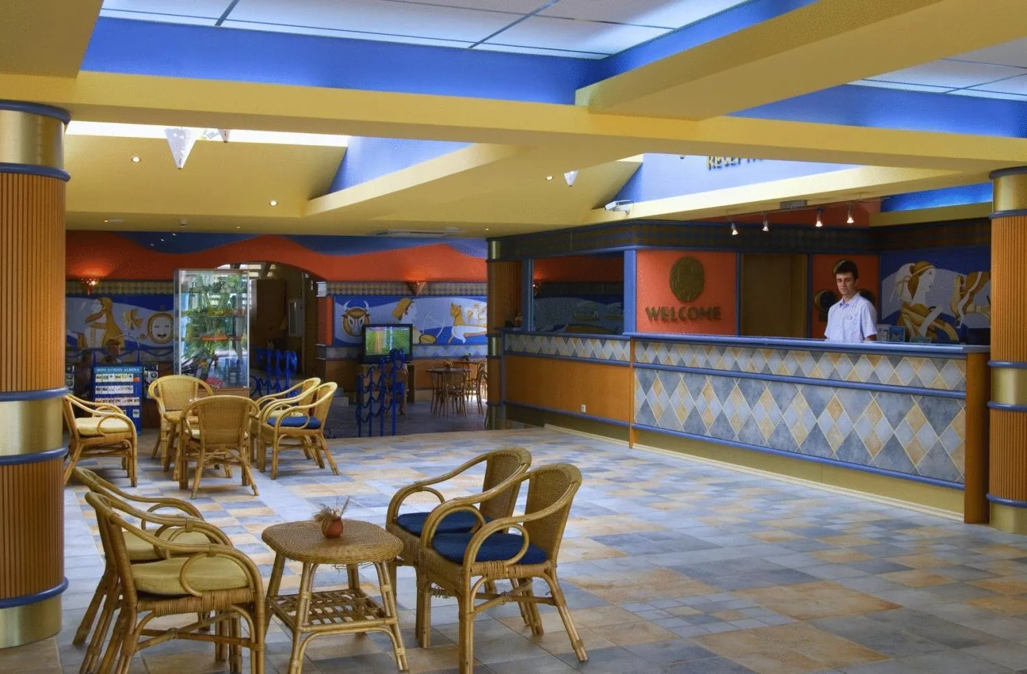 Lobby or reception in Kaliopa Hotel