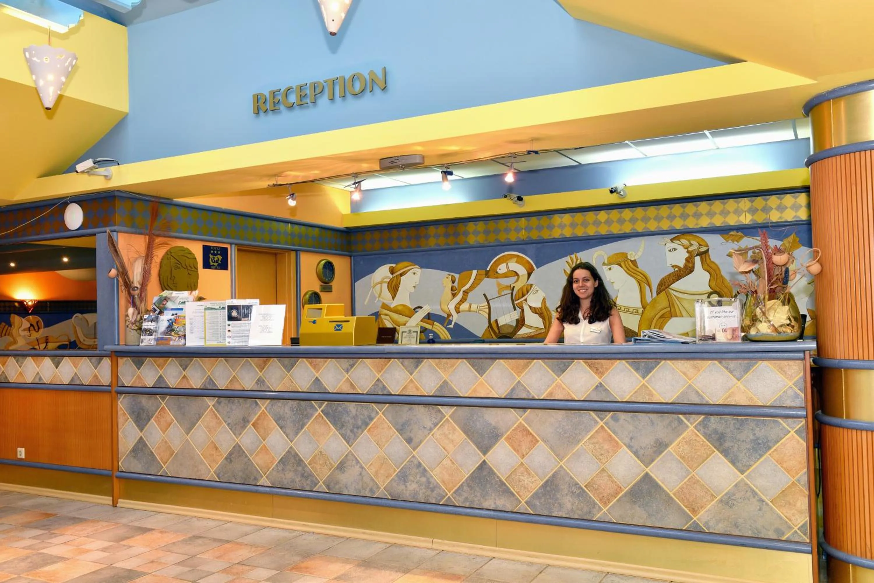 Lobby or reception in Kaliopa Hotel