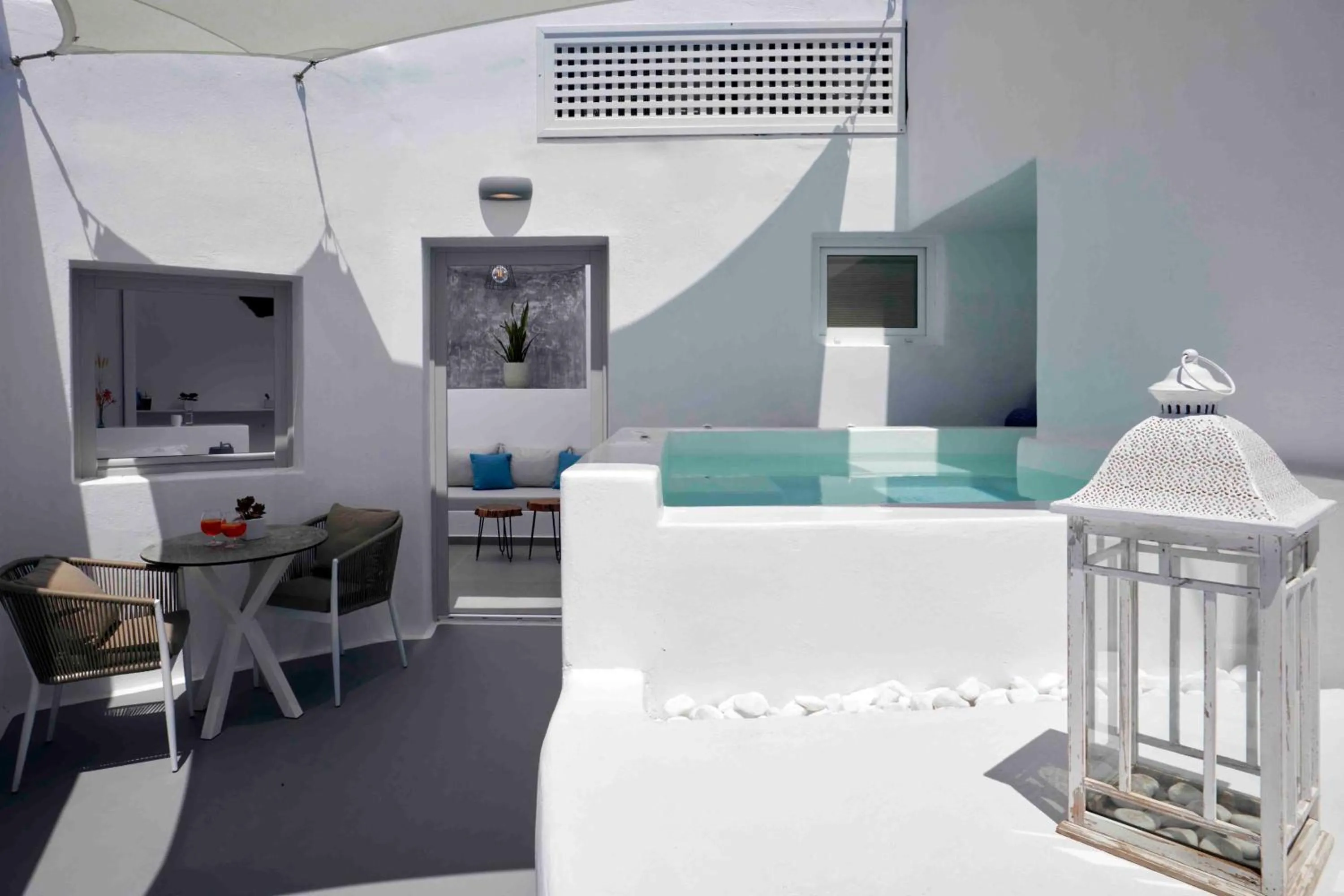 Bed in Marizan Caves & Villas