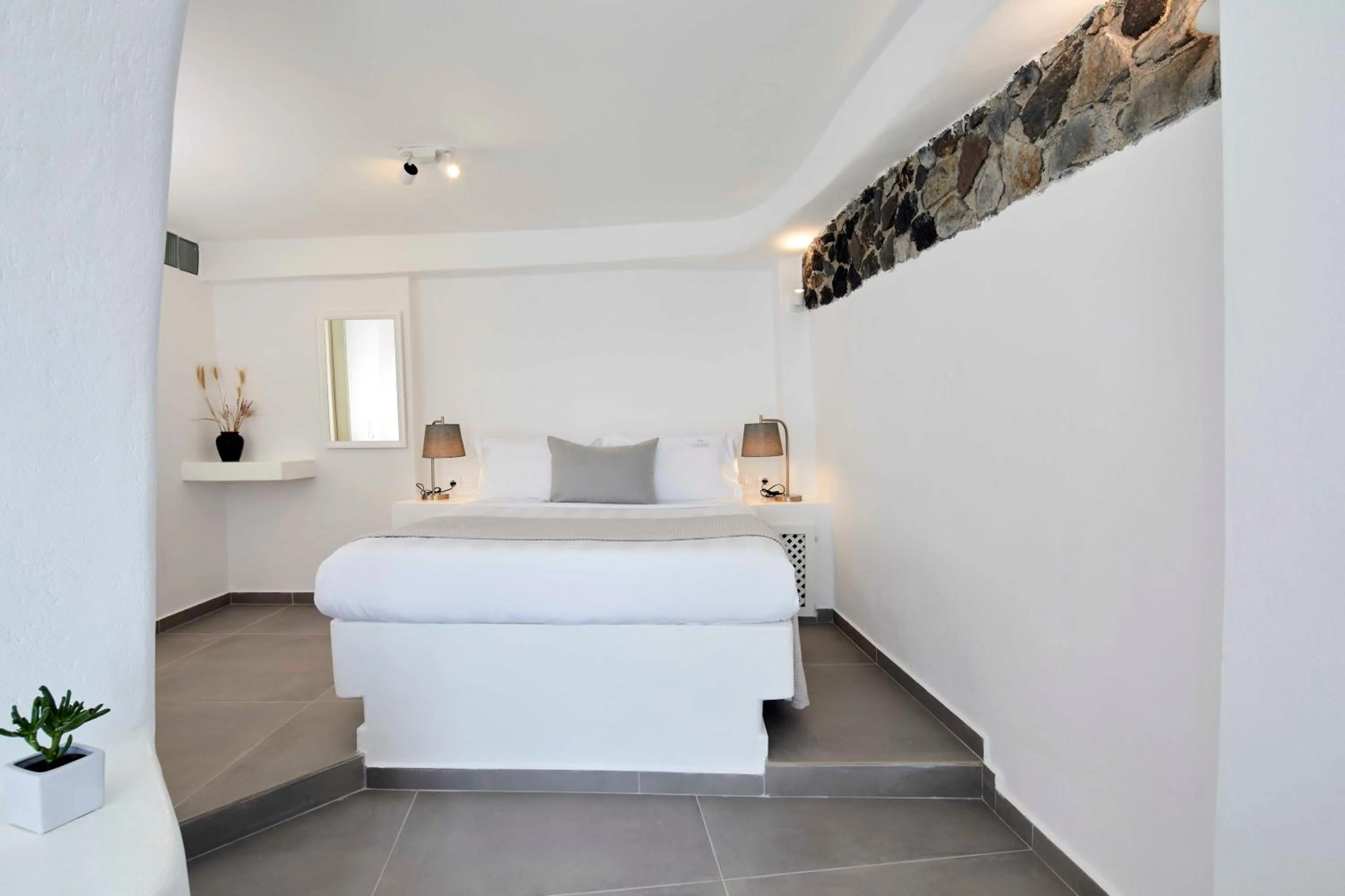 Bed in Marizan Caves & Villas