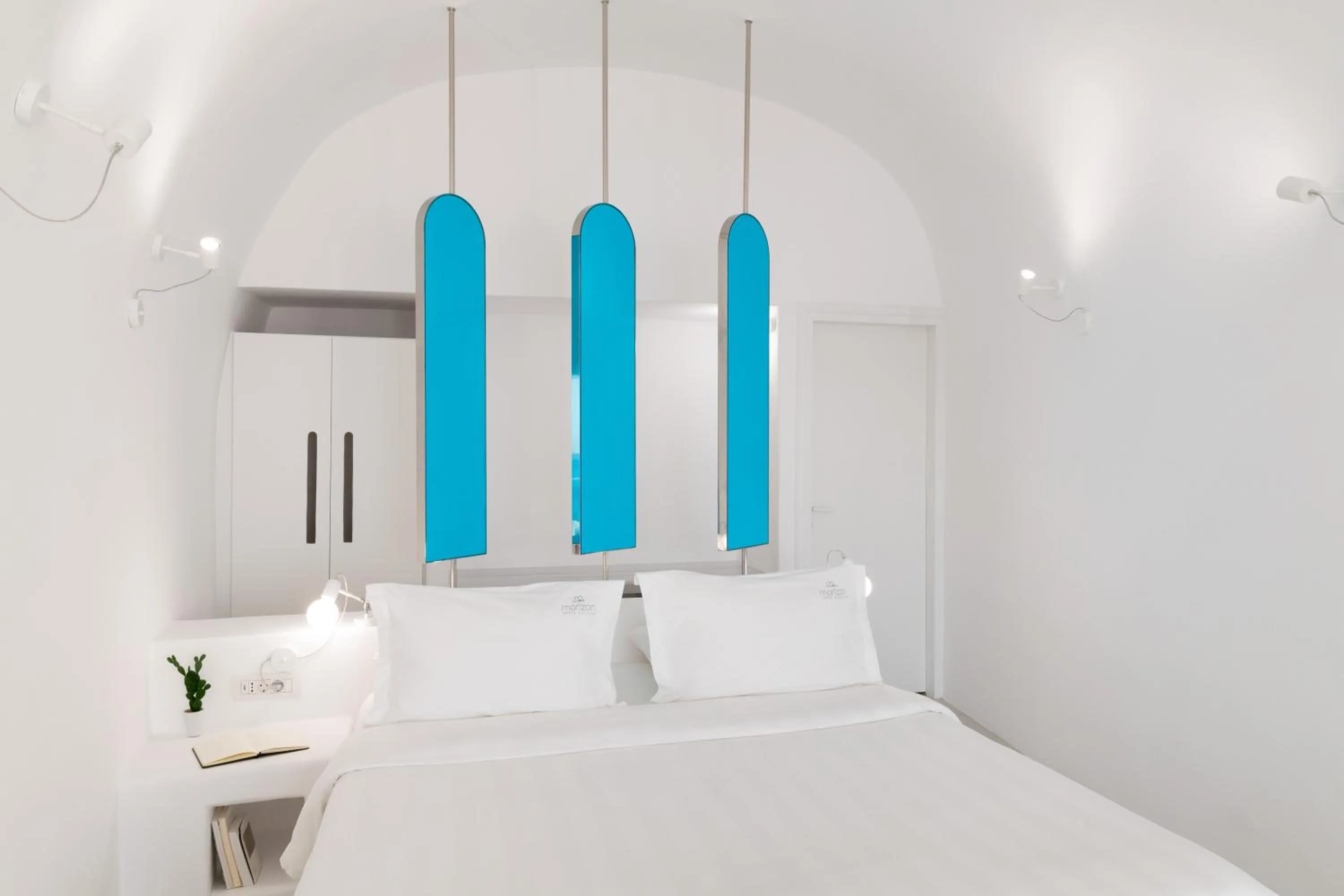 Bed in Marizan Caves & Villas